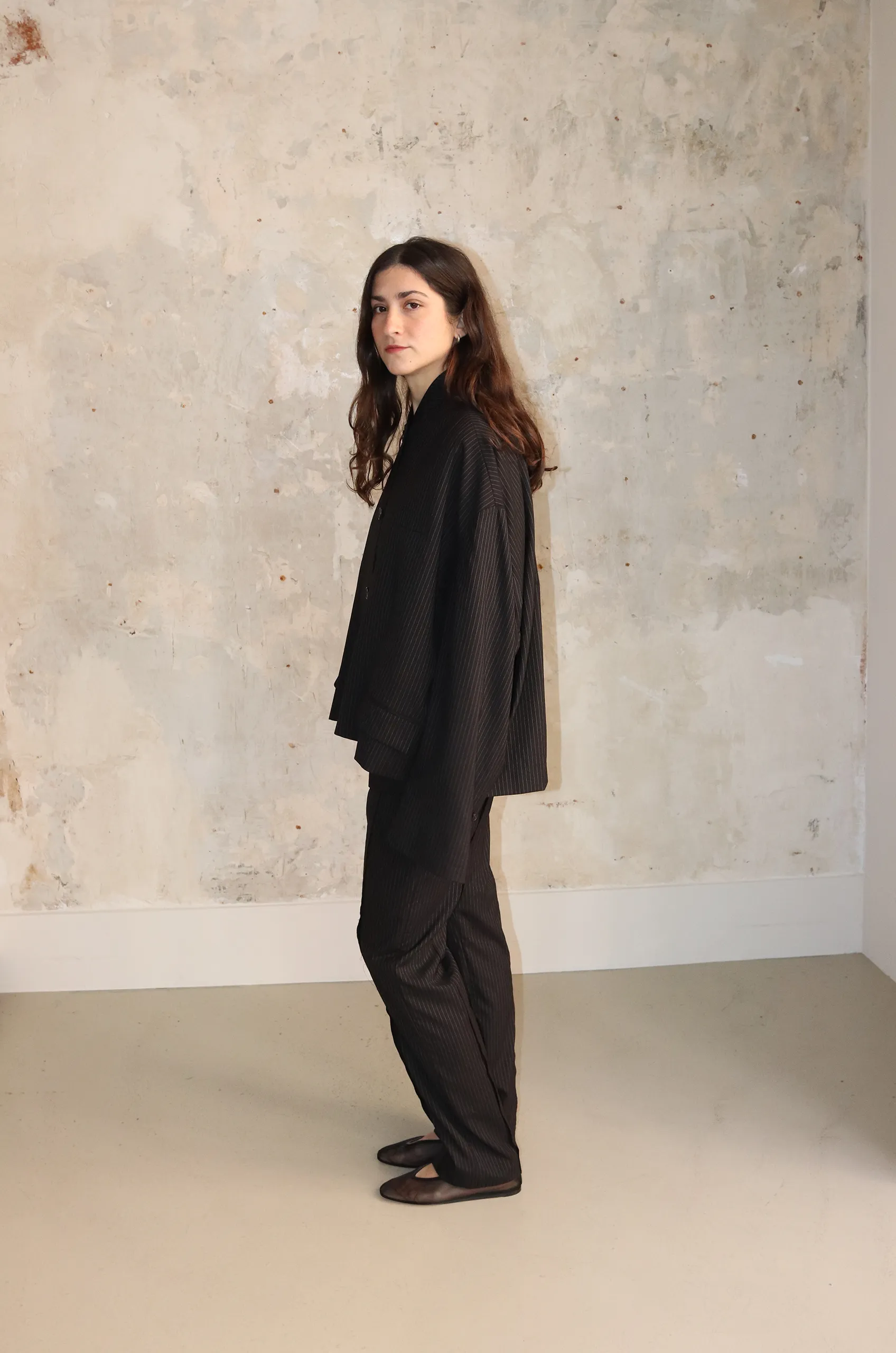 Litkovska - Patchwork Pants P06SS24 - Black With STR