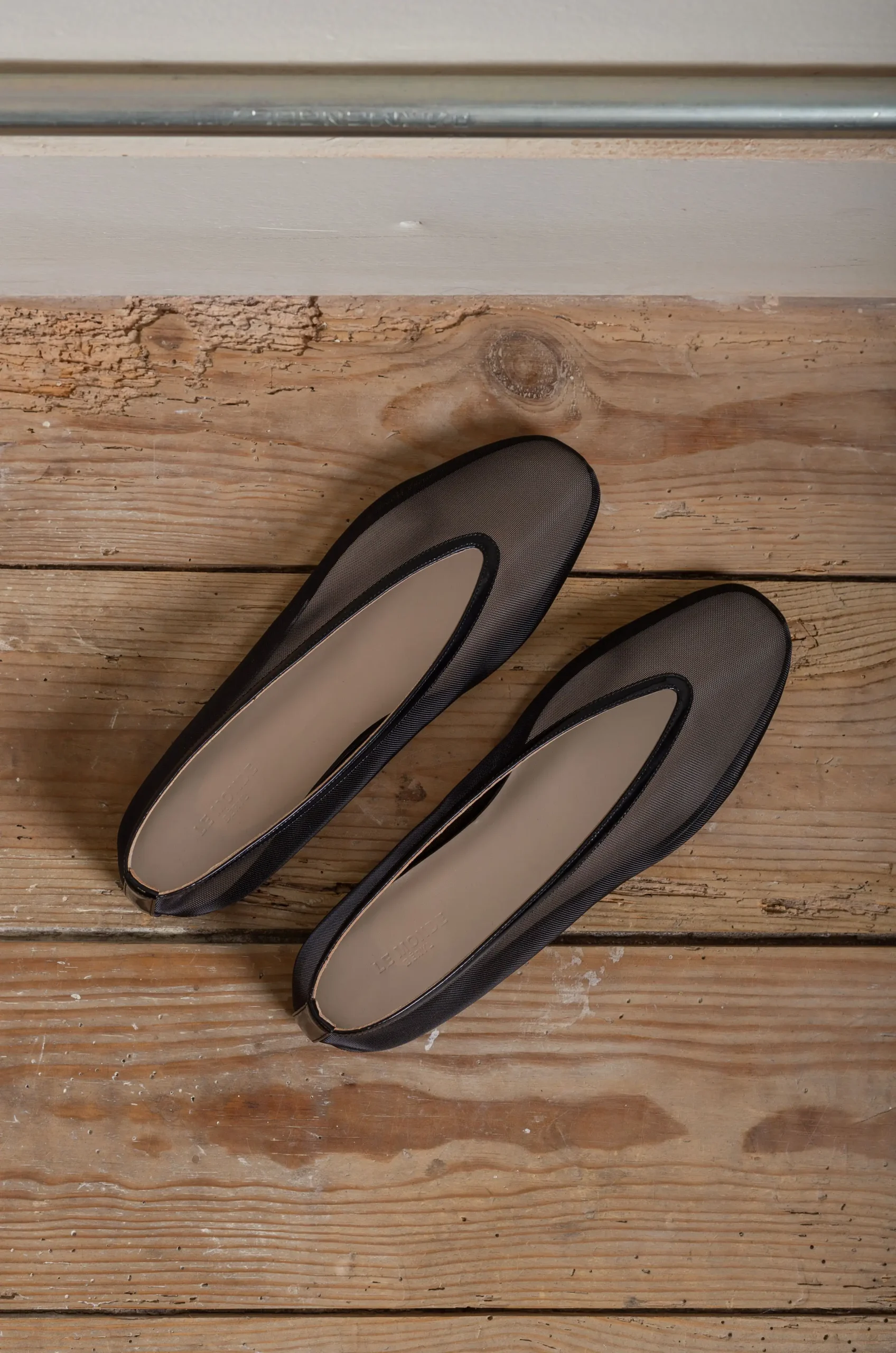 Le Monde Béryl - Luna Slipper Mesh - Black