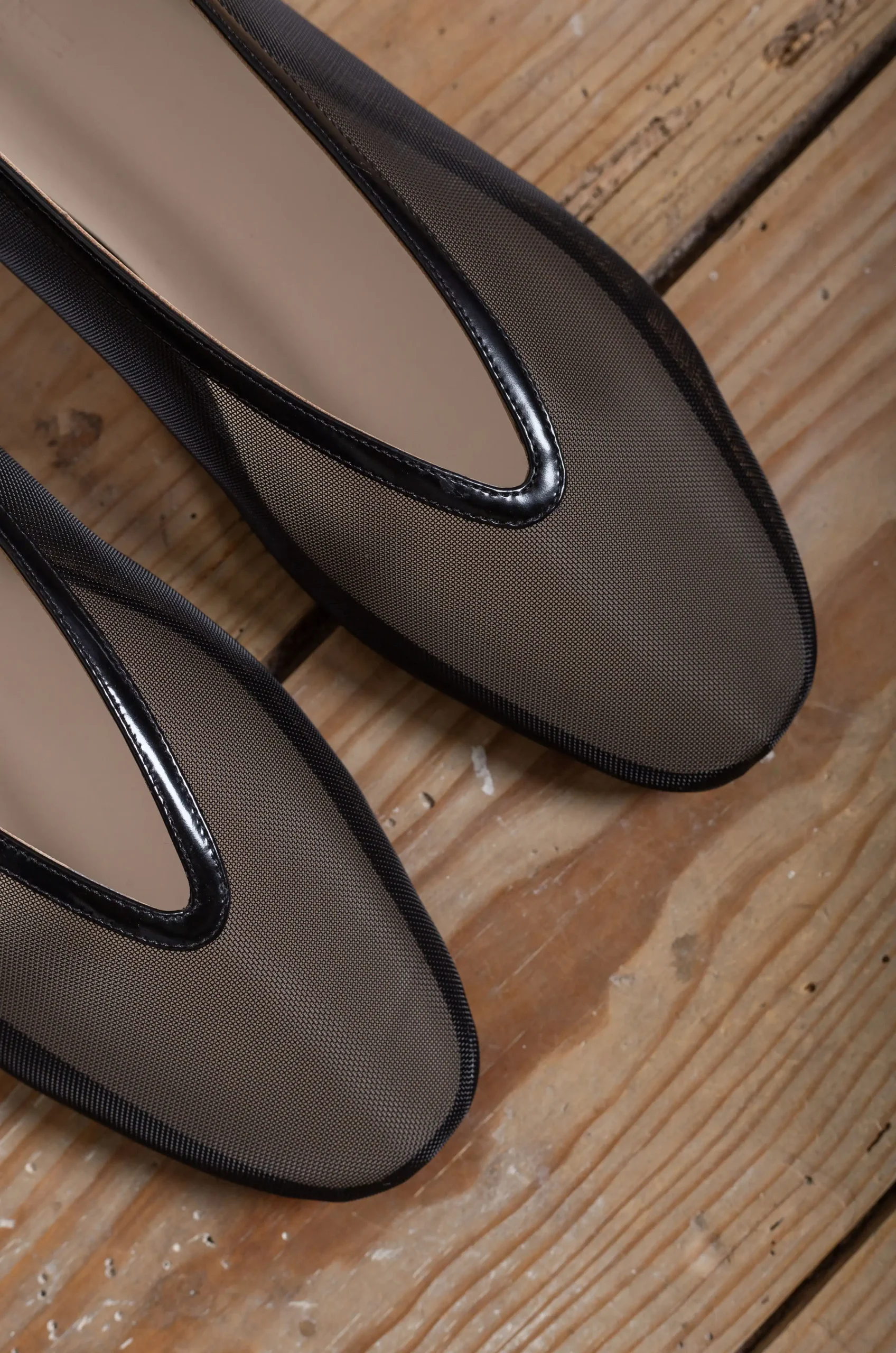 Le Monde Béryl - Luna Slipper Mesh - Black