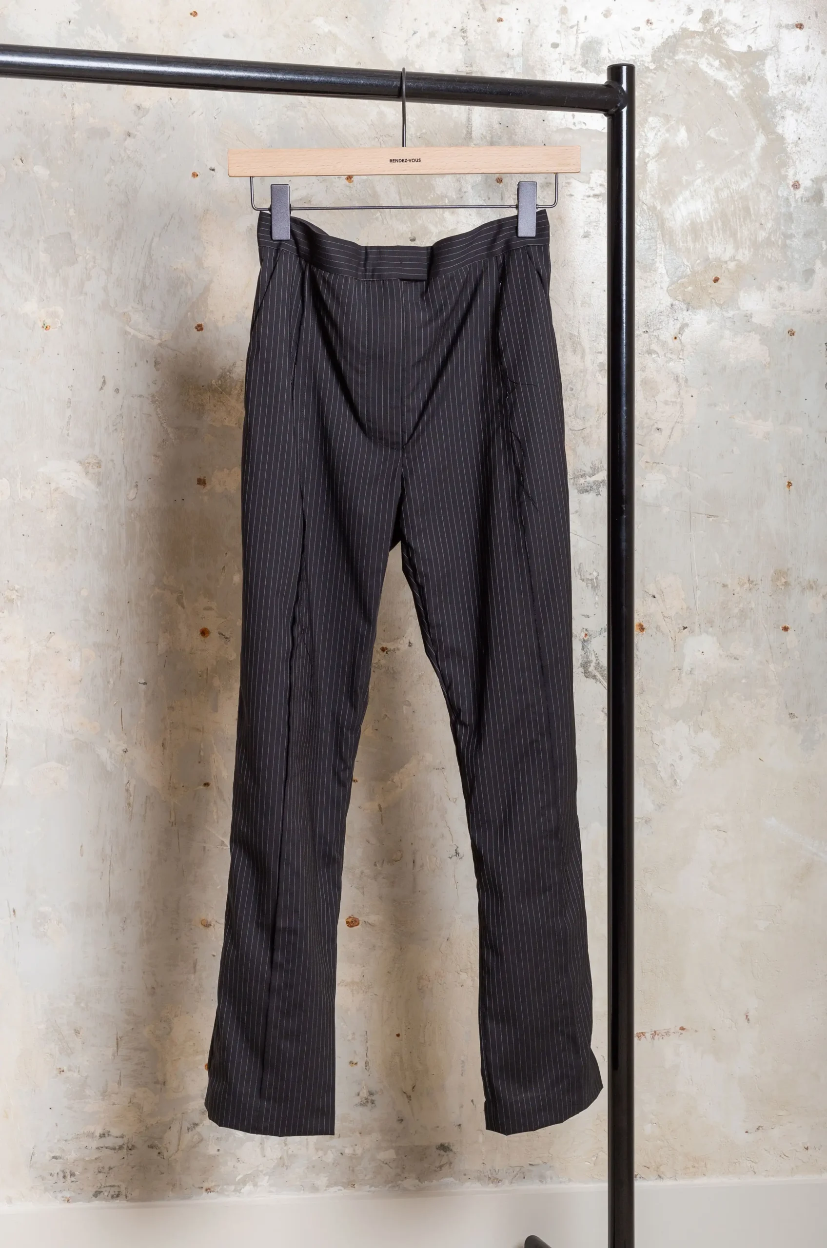 Litkovska - Patchwork Pants P06SS24 - Black With STR