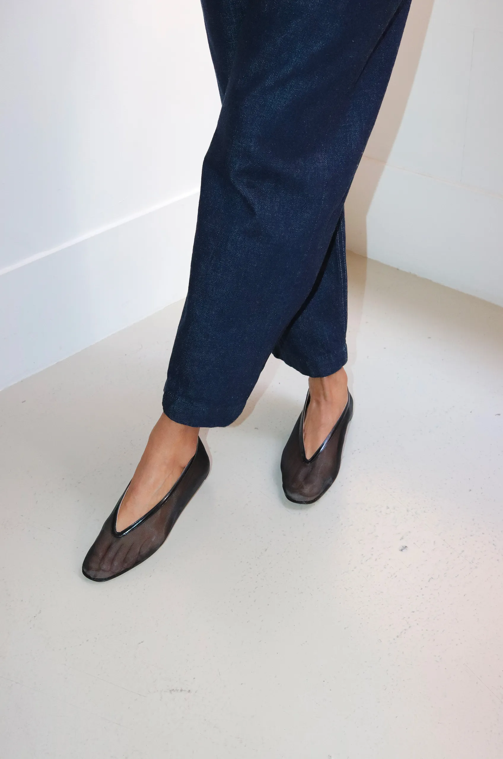 Le Monde Béryl - Luna Slipper Mesh - Black