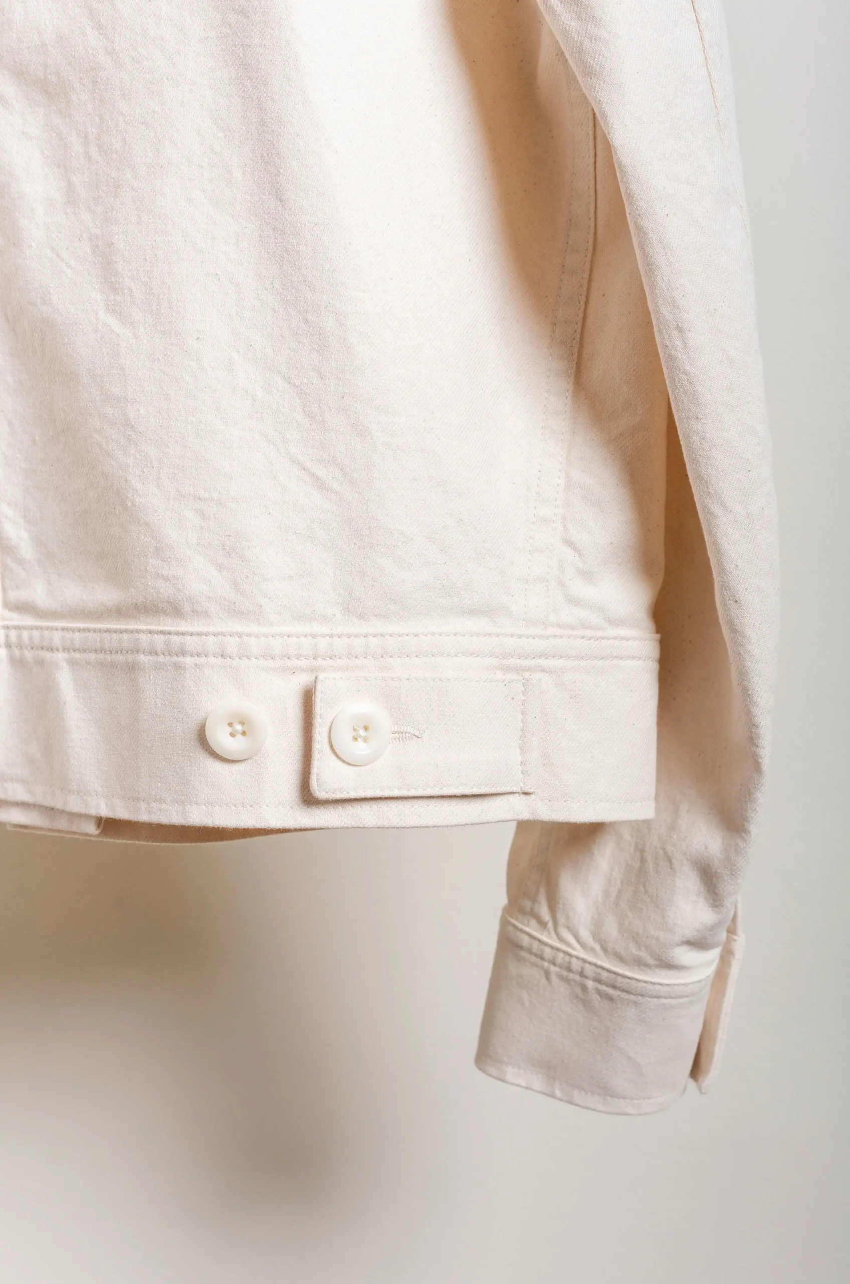 MHL - Cropped Jacket Workwear - Off White