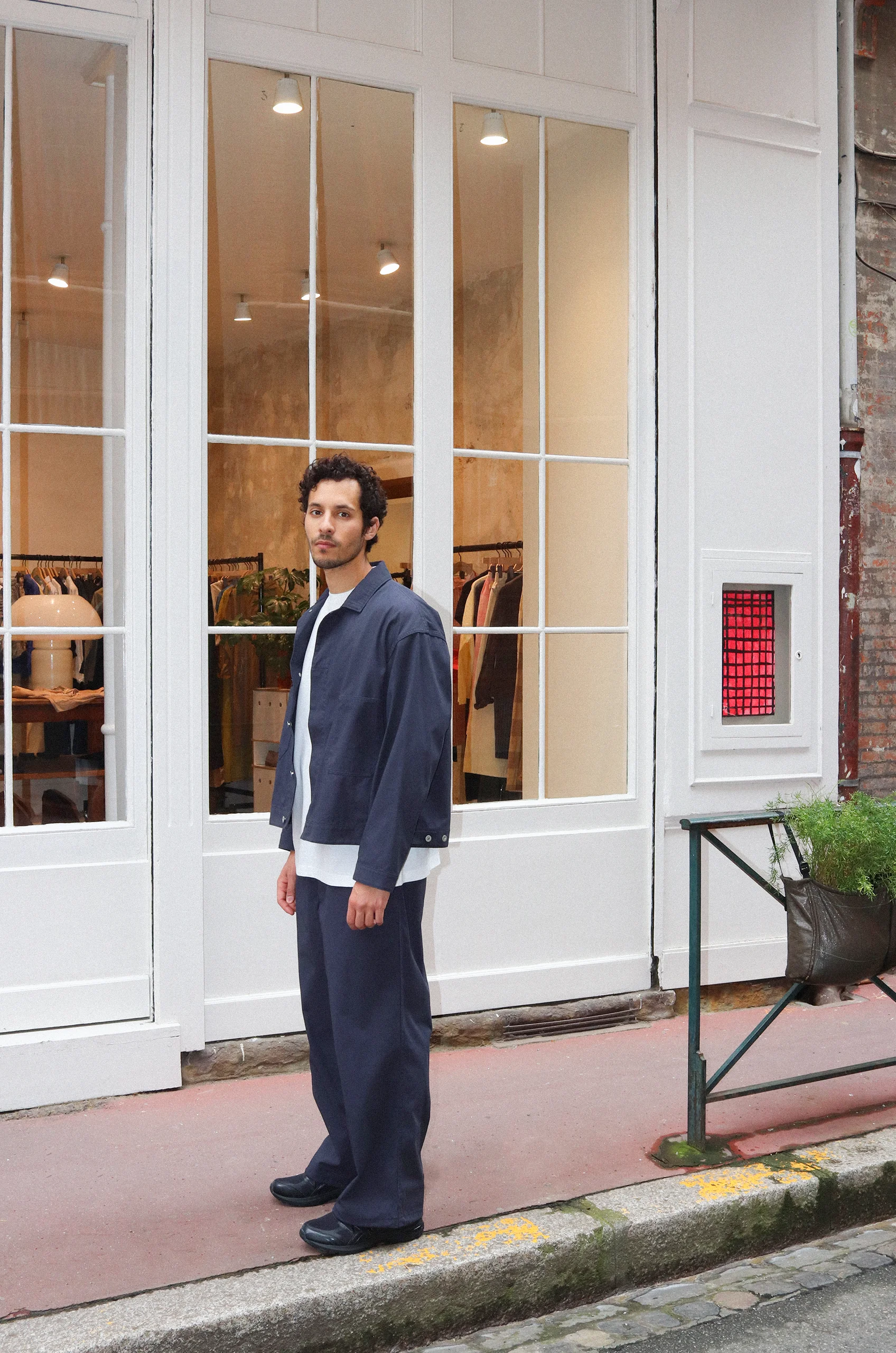 Y - Twill Easy Trousers 40303 - Navy