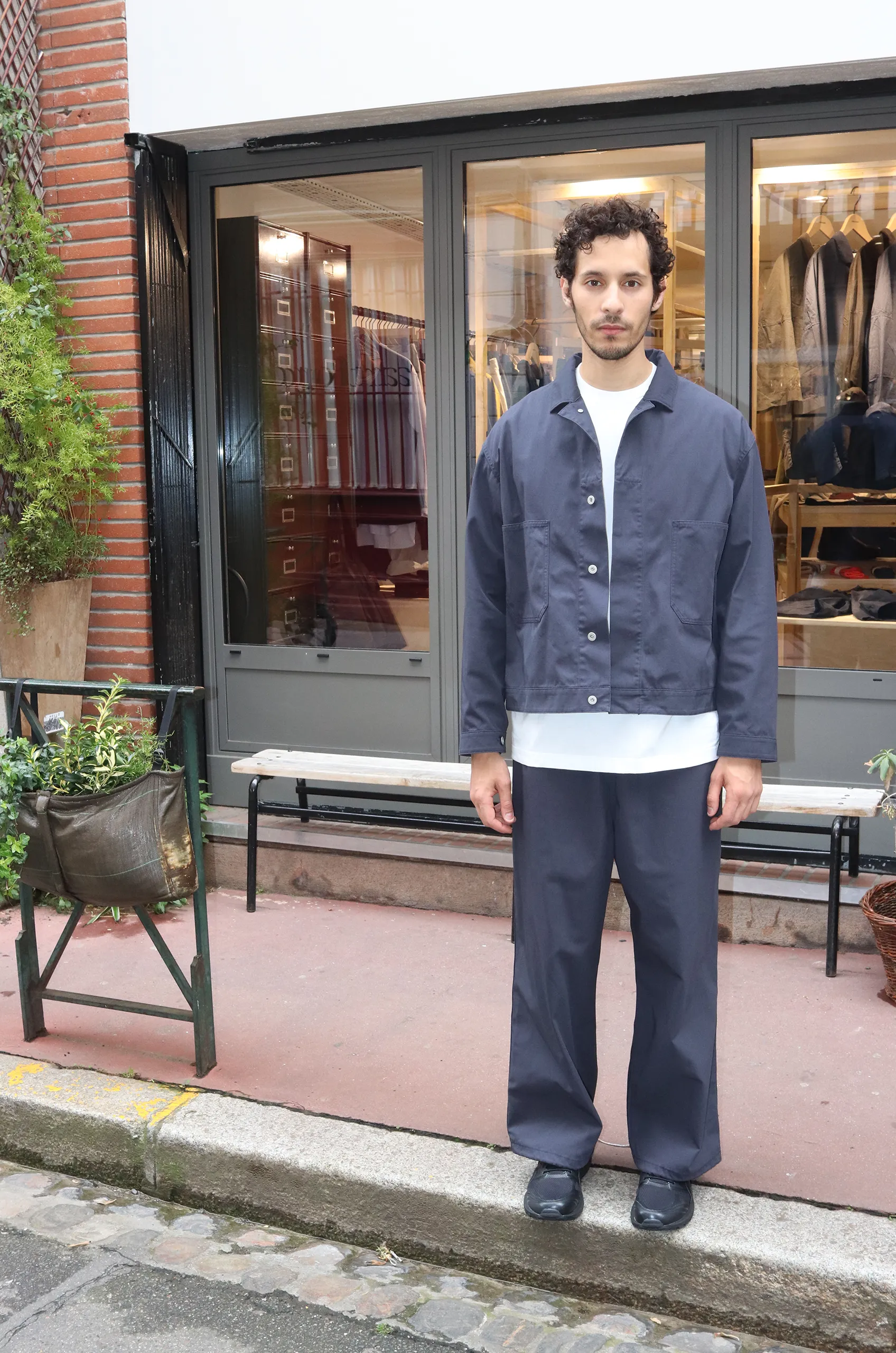 Y - Twill Easy Trousers 40303 - Navy