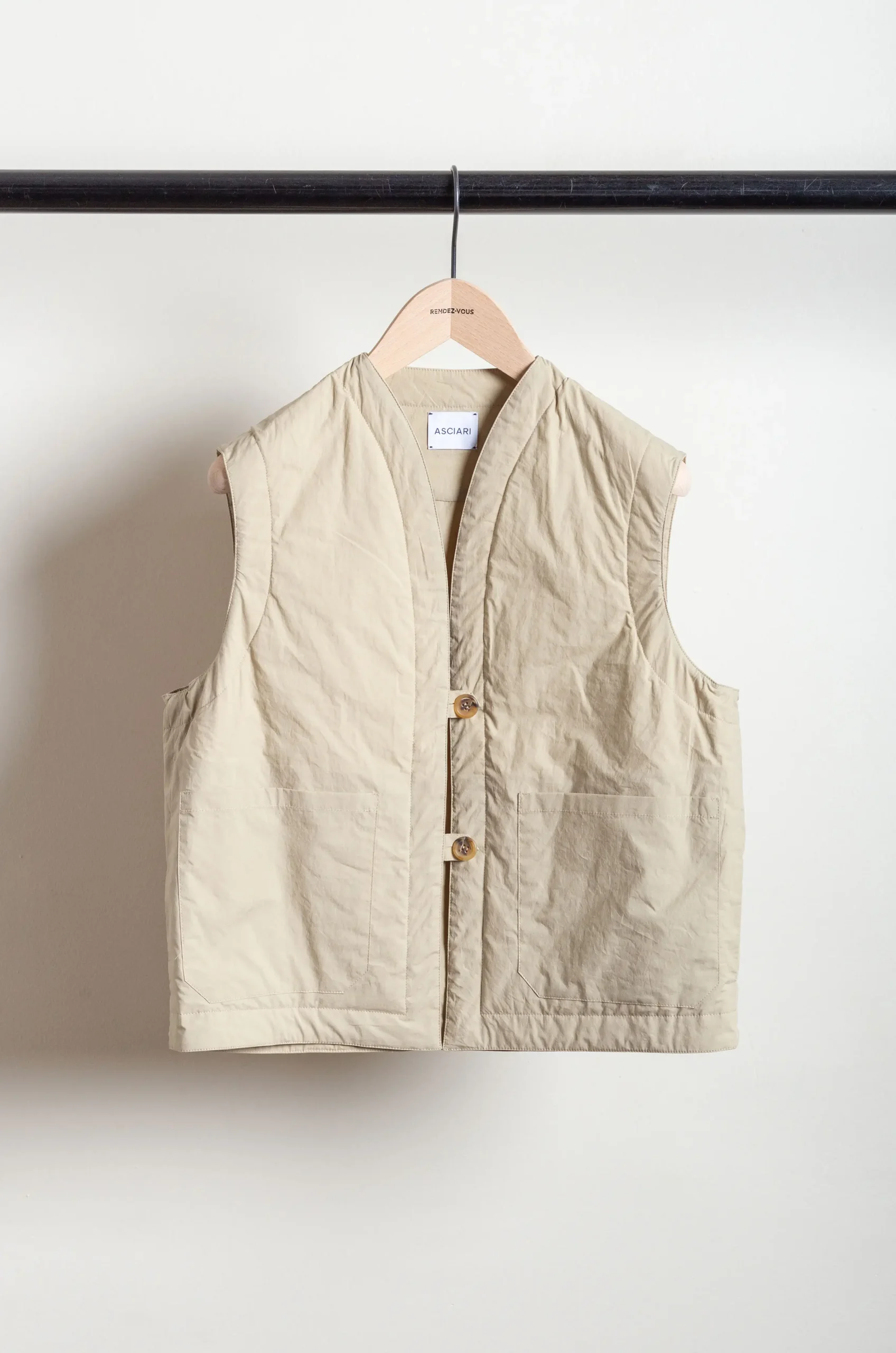 Asciari - Cloe Gilet AS088 - Cappuccino