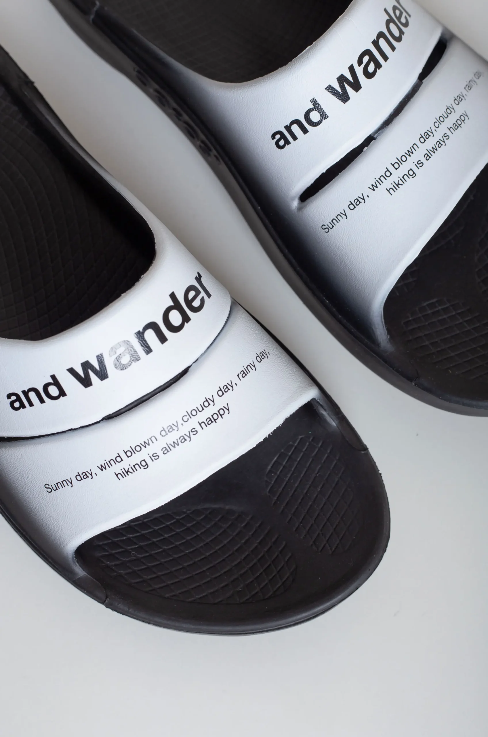 And Wander - OOFOS x And Wander OOahh Recovery Sandal - Black