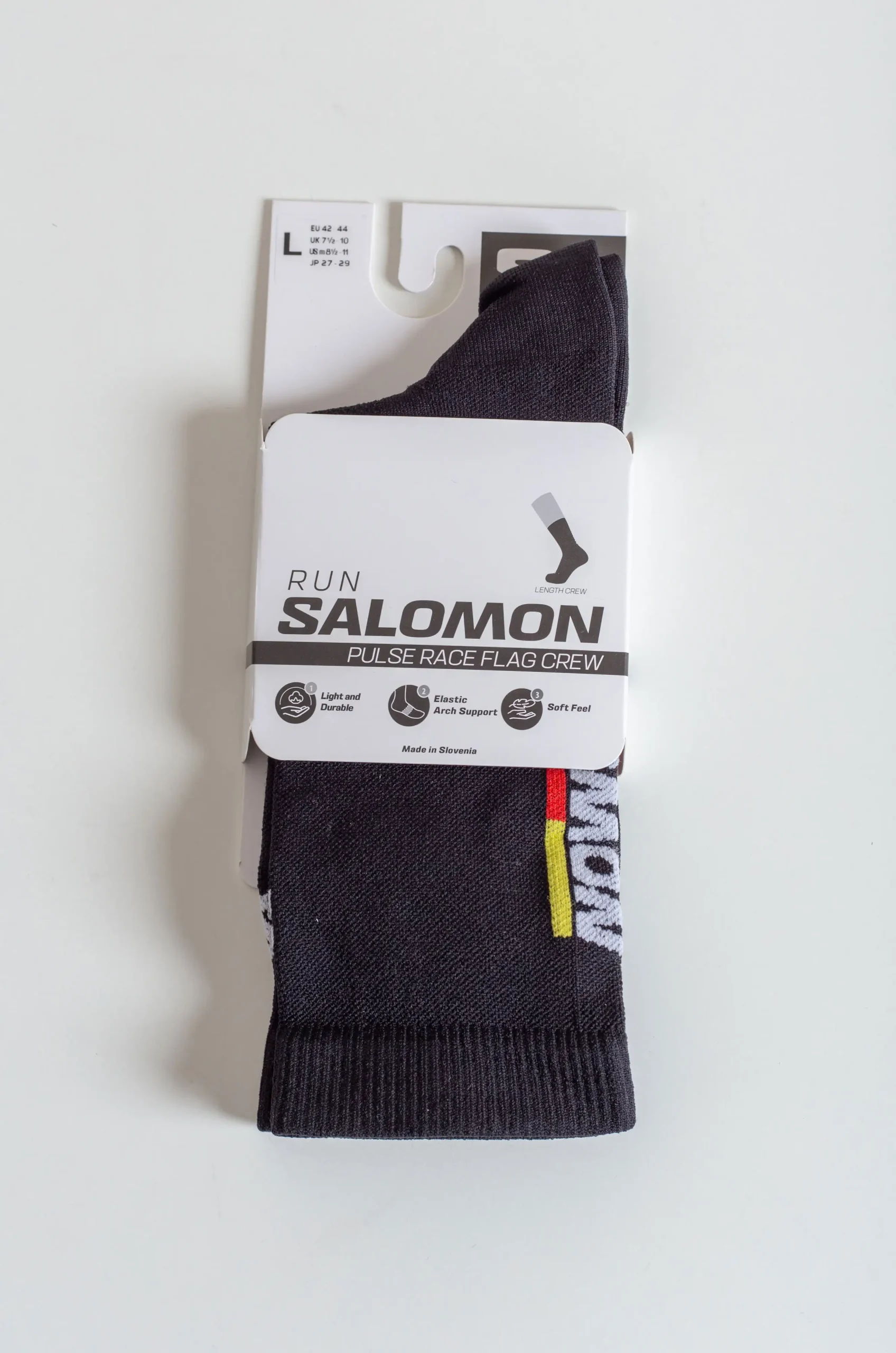 Salomon - Socks Pulse Race Flag Crew - Black/Bright
