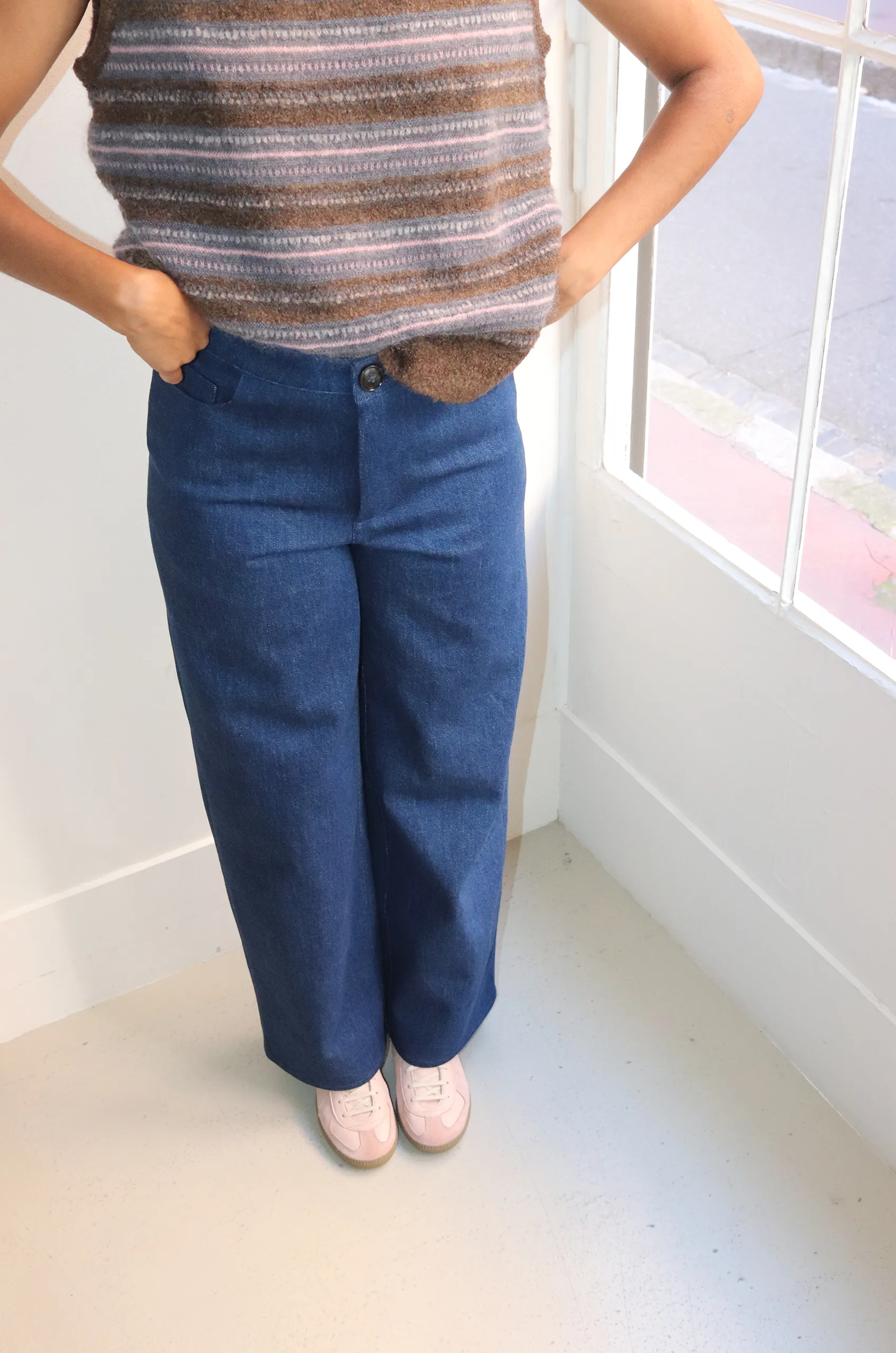 Eleph - Lalu Trouser Denim C6010206 - Blue Denim