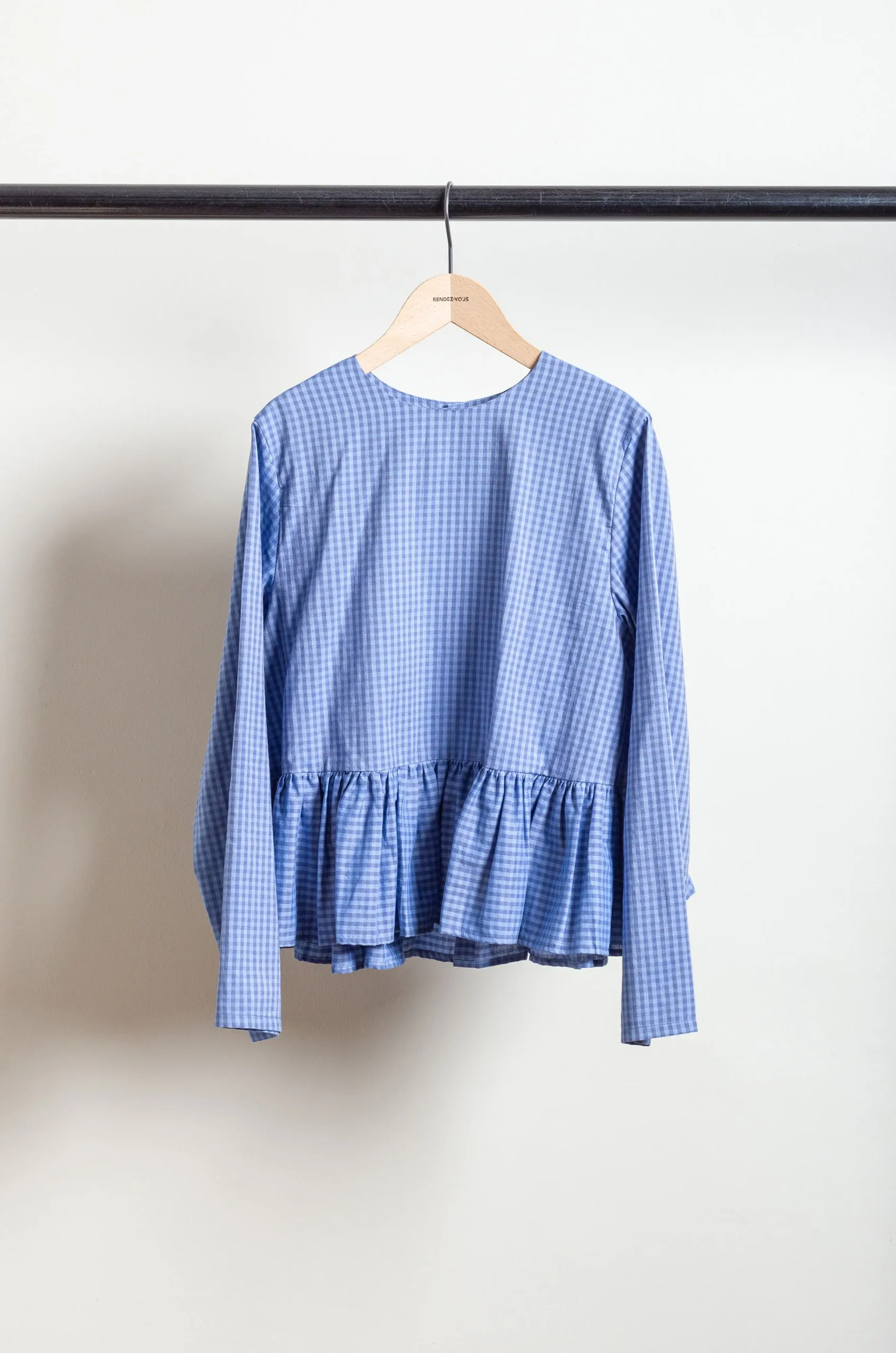 Eleph - Mumu Top L/S - Blue Check