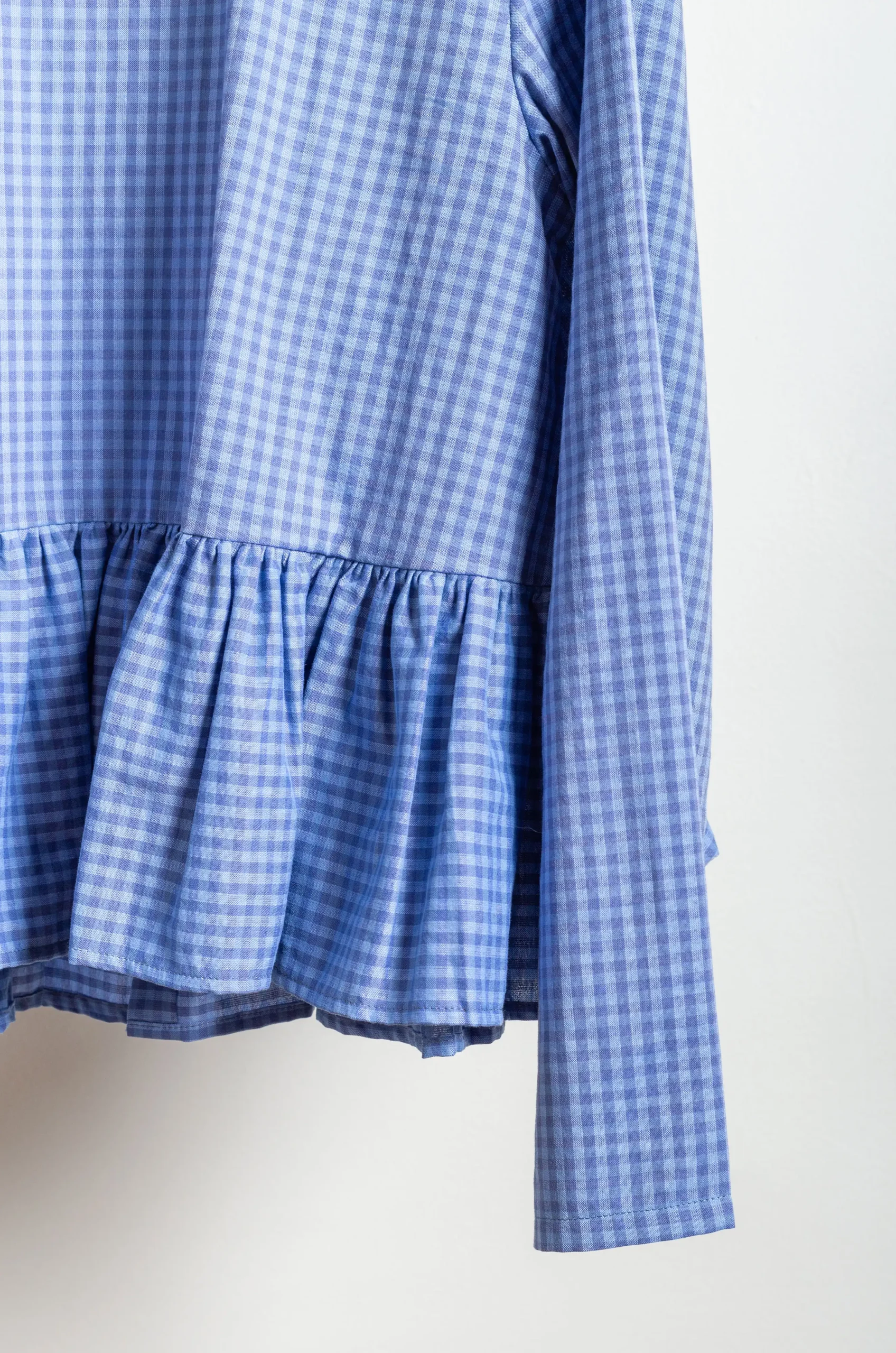 Eleph - Mumu Top L/S - Blue Check