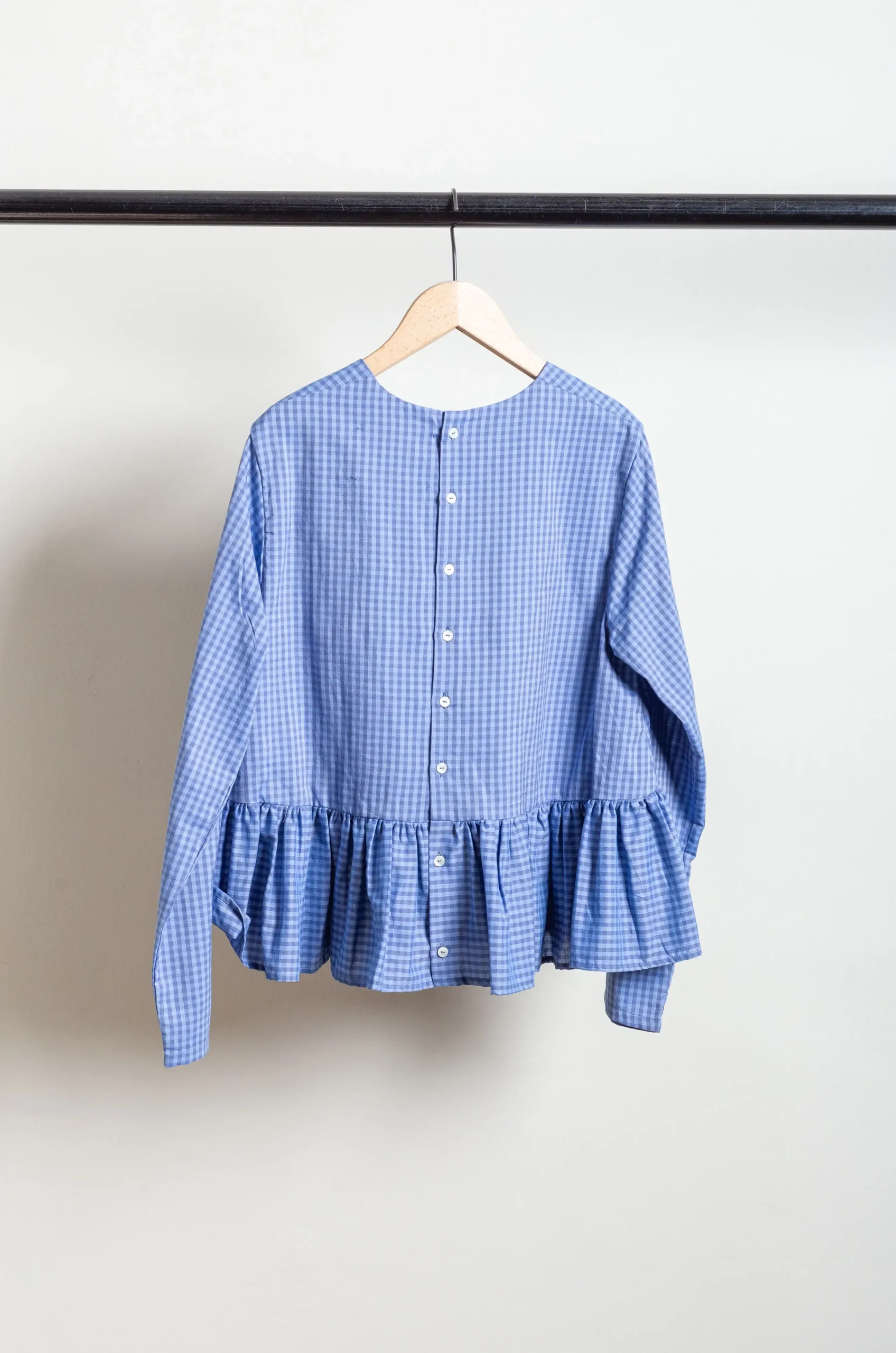 Eleph - Mumu Top L/S - Blue Check