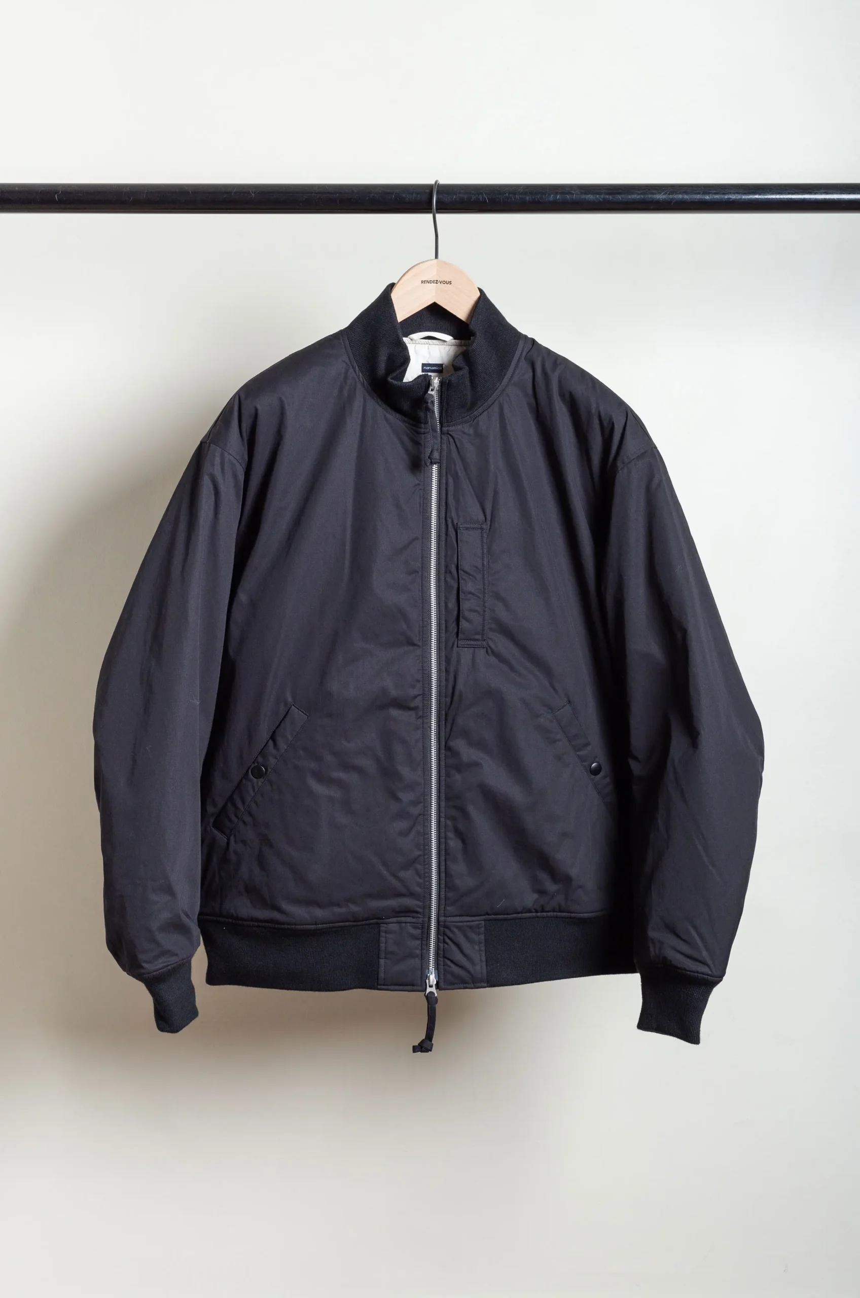 Nanamica - Insulation Varsity Jacket S24FY020E - Black