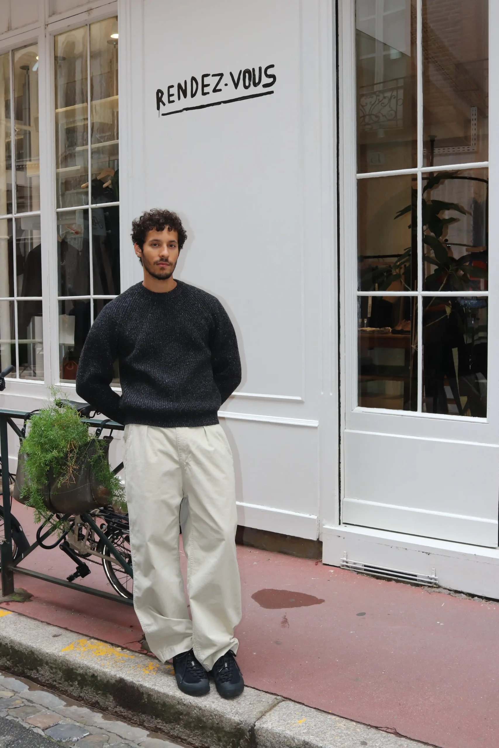 Sage De Cret - Chino Cloth Single Pleat Baggy Pants 31-50-8458 - Beige