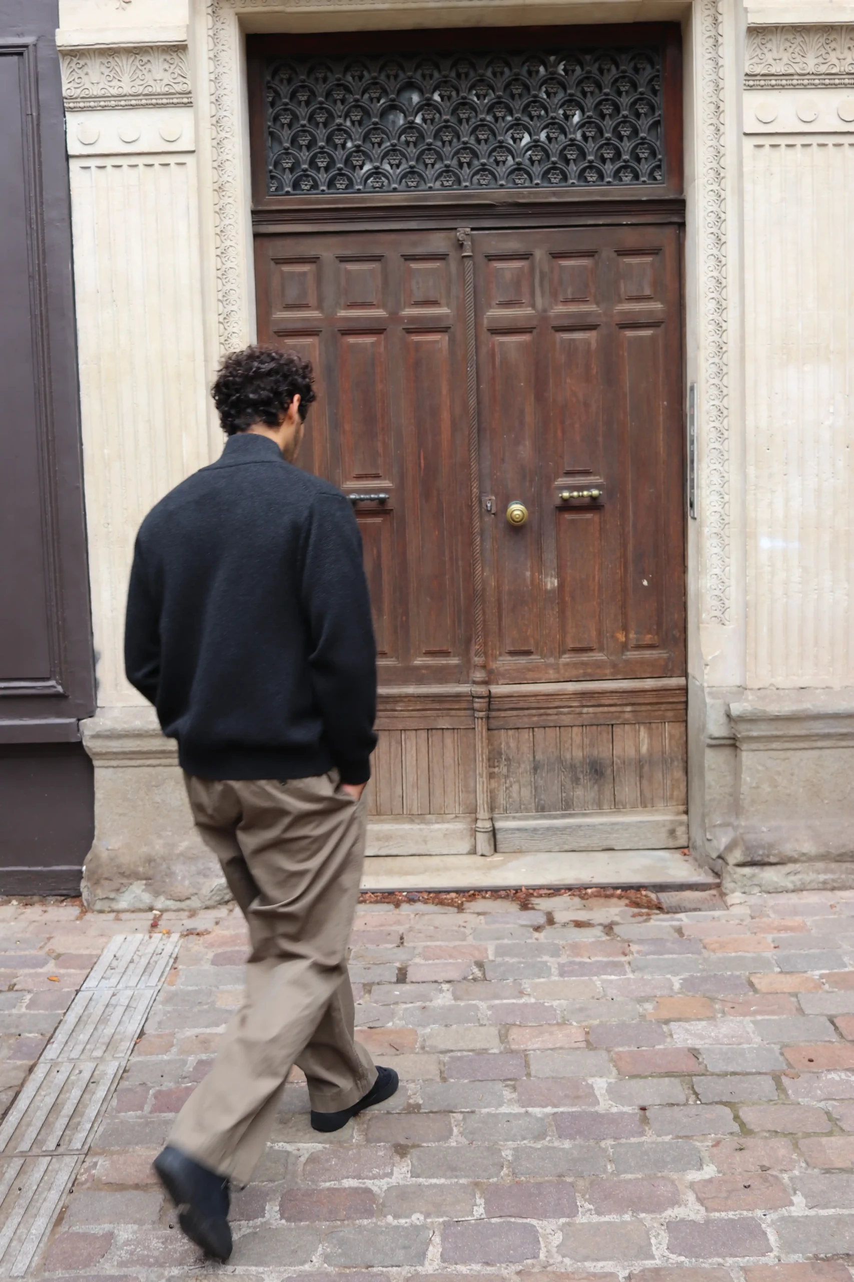 Sage De Cret - Chino Cloth Single Pleat Baggy Pants 31-50-8458 - Olive