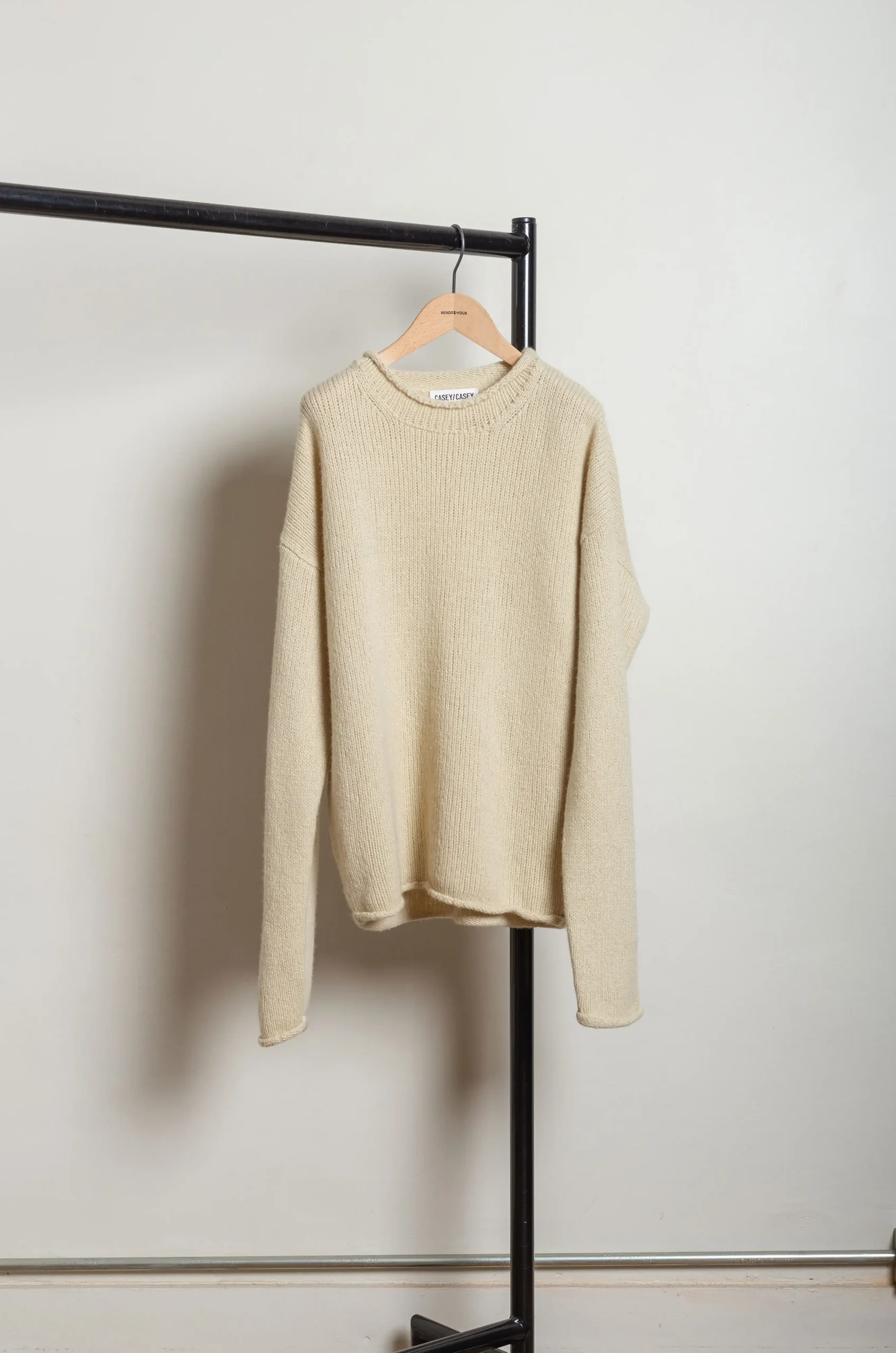 Casey Casey - Softy Jumper 25HK031 - Oatmeal
