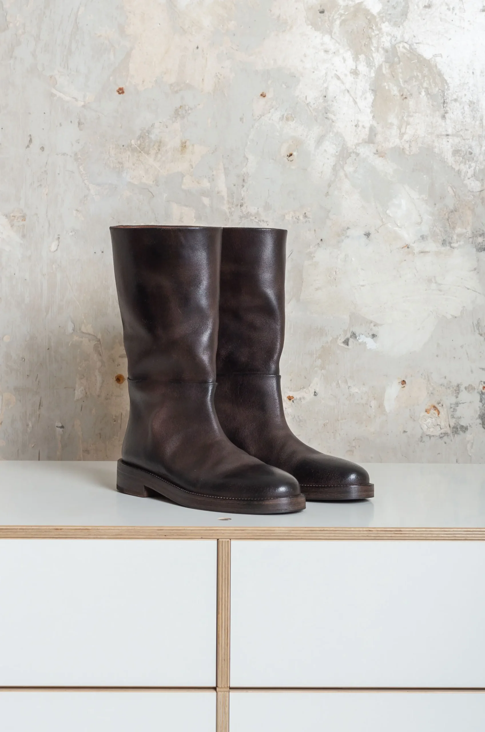 Marsèll - Tubetto Ankle Boots Woman - Dark Brown