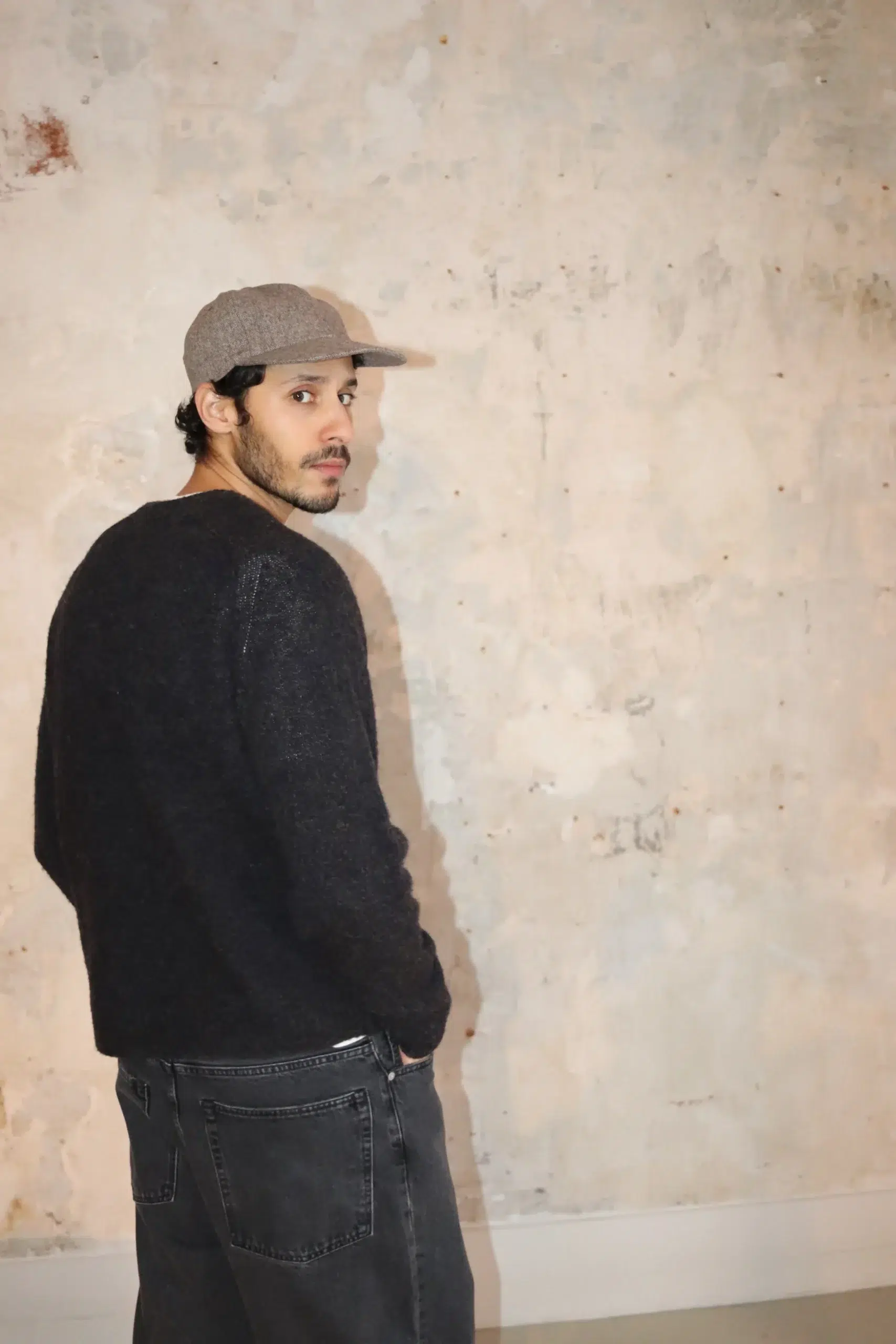 Câbleami - RECYCLE TWEED CAP 021-25AW - Brown