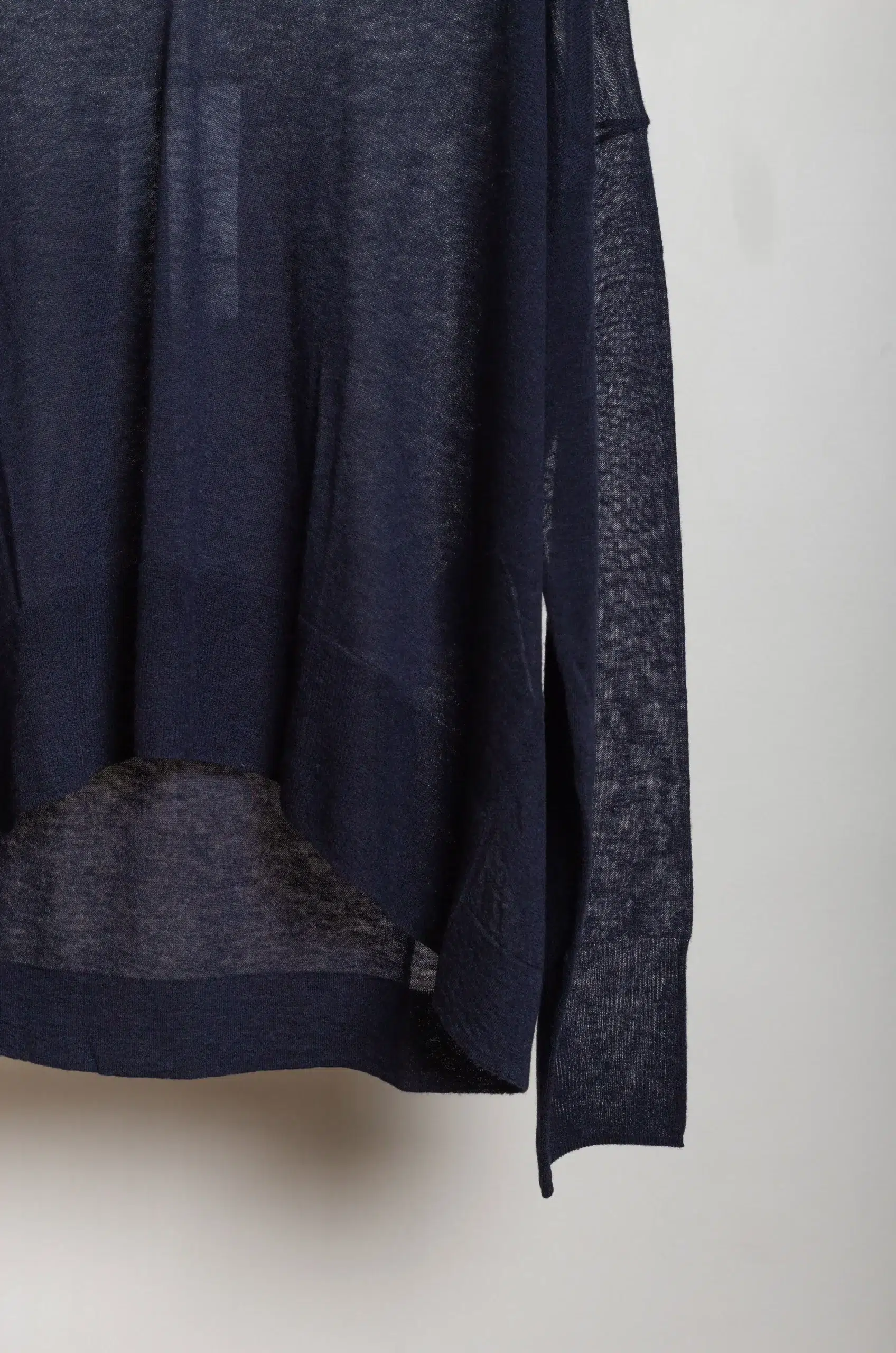 C.T. Plage - Ladies v-neck longsleeve pullover CT24305N-75 - B.NAVY