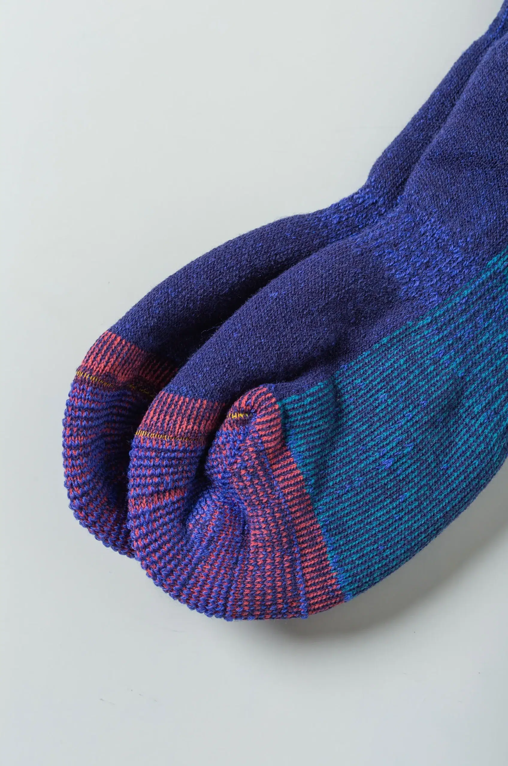 Rototo - DOUBLE FACE MERINO PILE SOCKS R1632 - D.BLUE