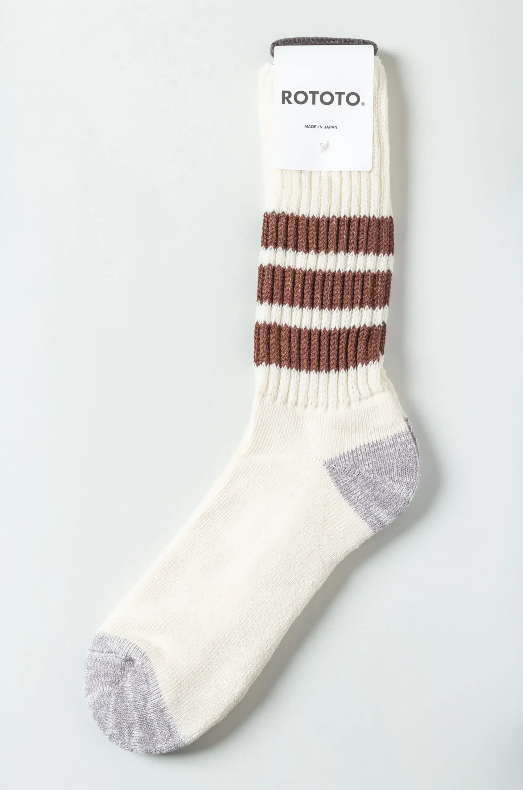 Rototo - Coarse Ribbed Old School R1255 - Brown