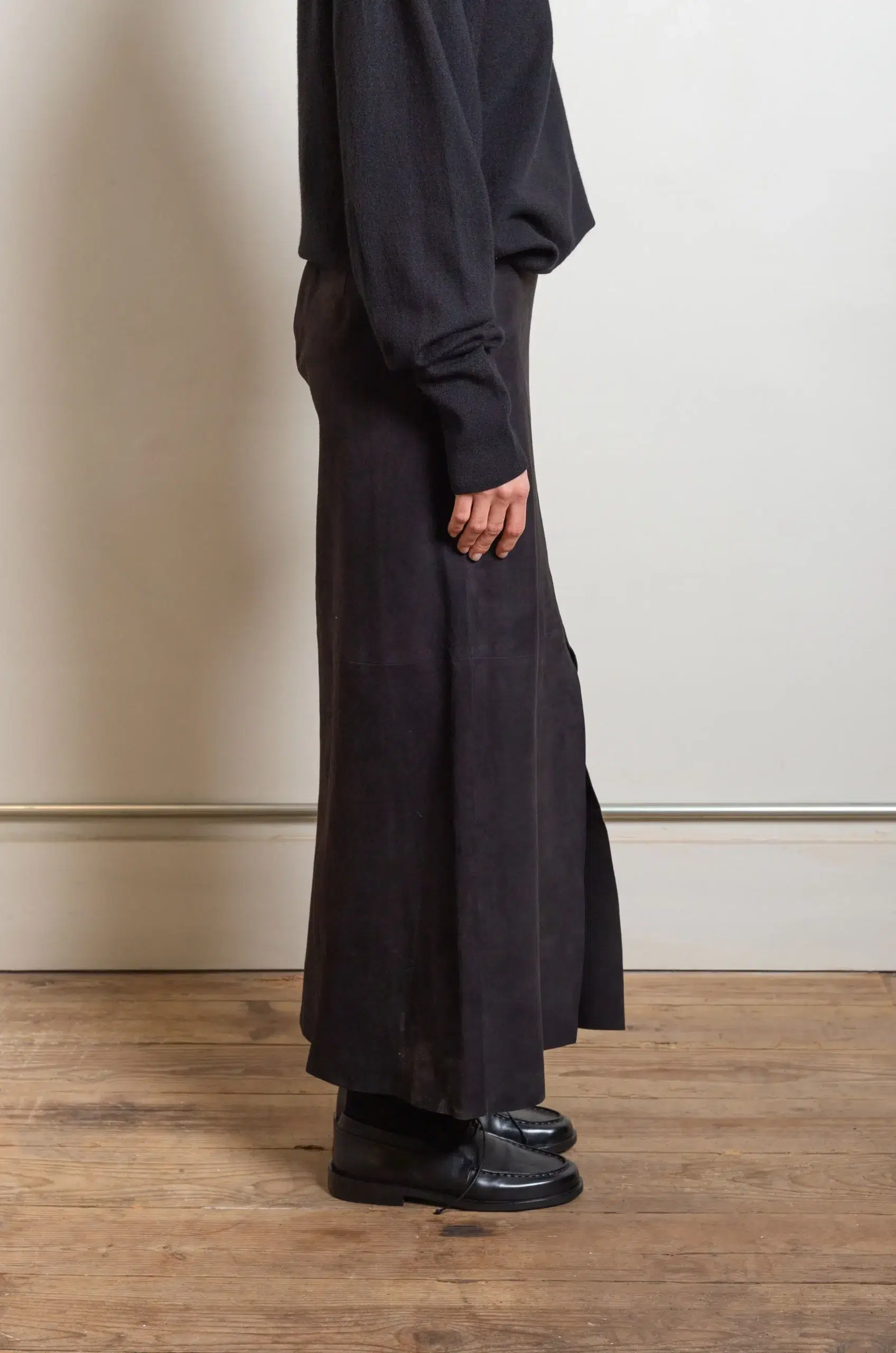 Ylève - SHEEP SUEDE LEATHER SK - RED BLACK