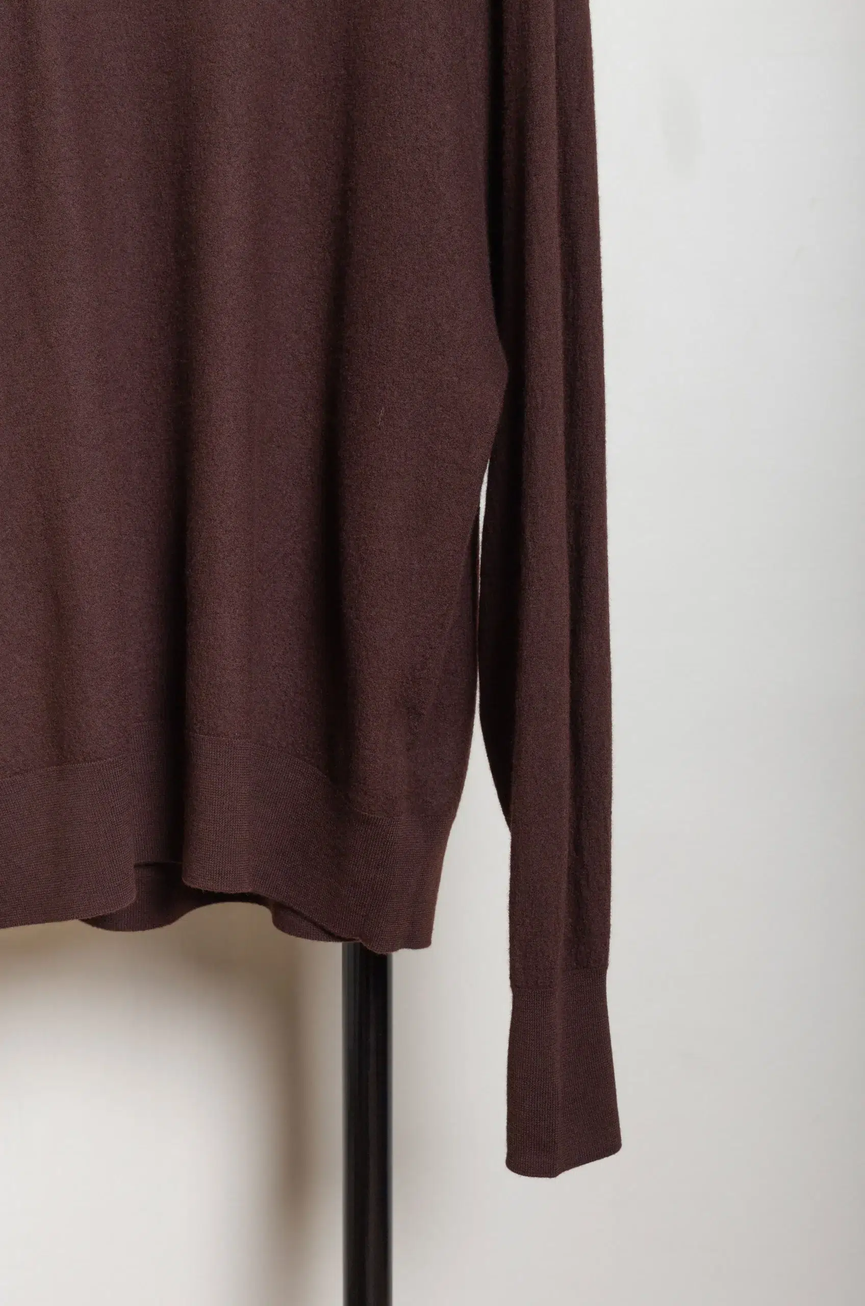 Ylève - ULTARAFINE MERINO WOOL MILLED KN P/O - BURGUNDY