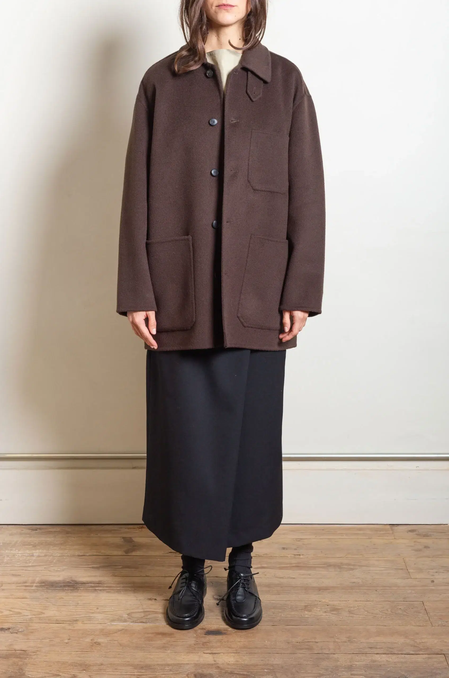 Ylève - WOMAN SUPER 100'S WOOL DOUBLE CLOTH BZ - HAZEL