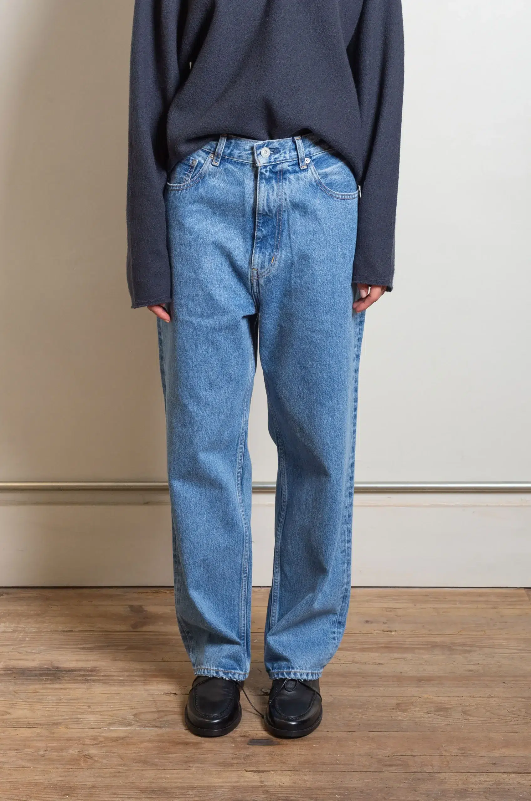 Ylève - 13.5oz DENIM BAGGY - INDIGO