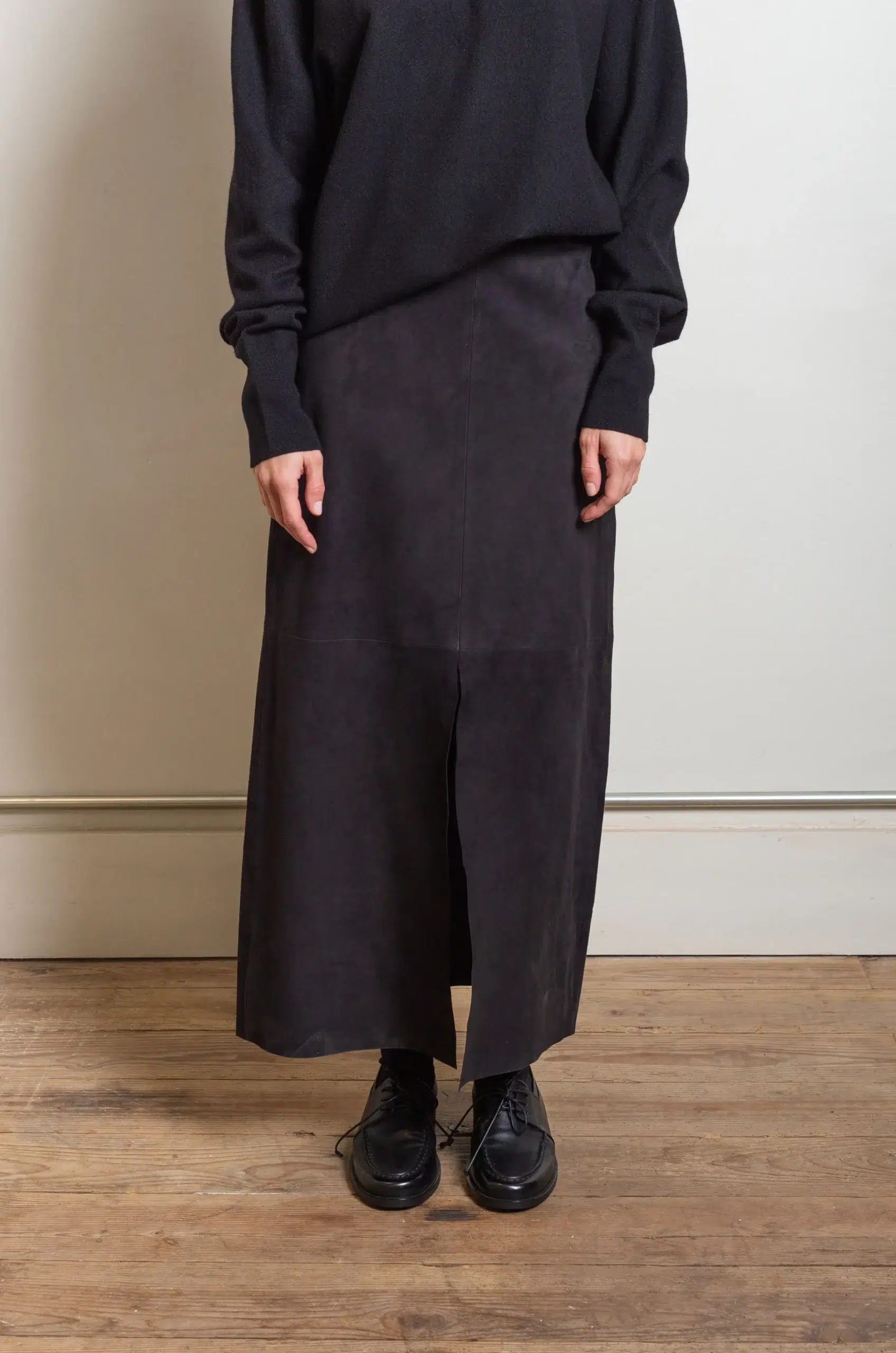 Ylève - SHEEP SUEDE LEATHER SK - RED BLACK