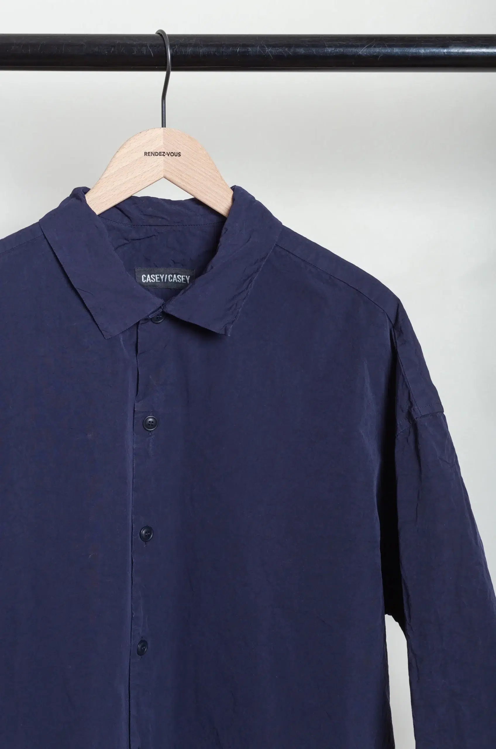 Casey Casey - MILI VOLUME SHIRT PAPER COT 26HC320 - NAVY