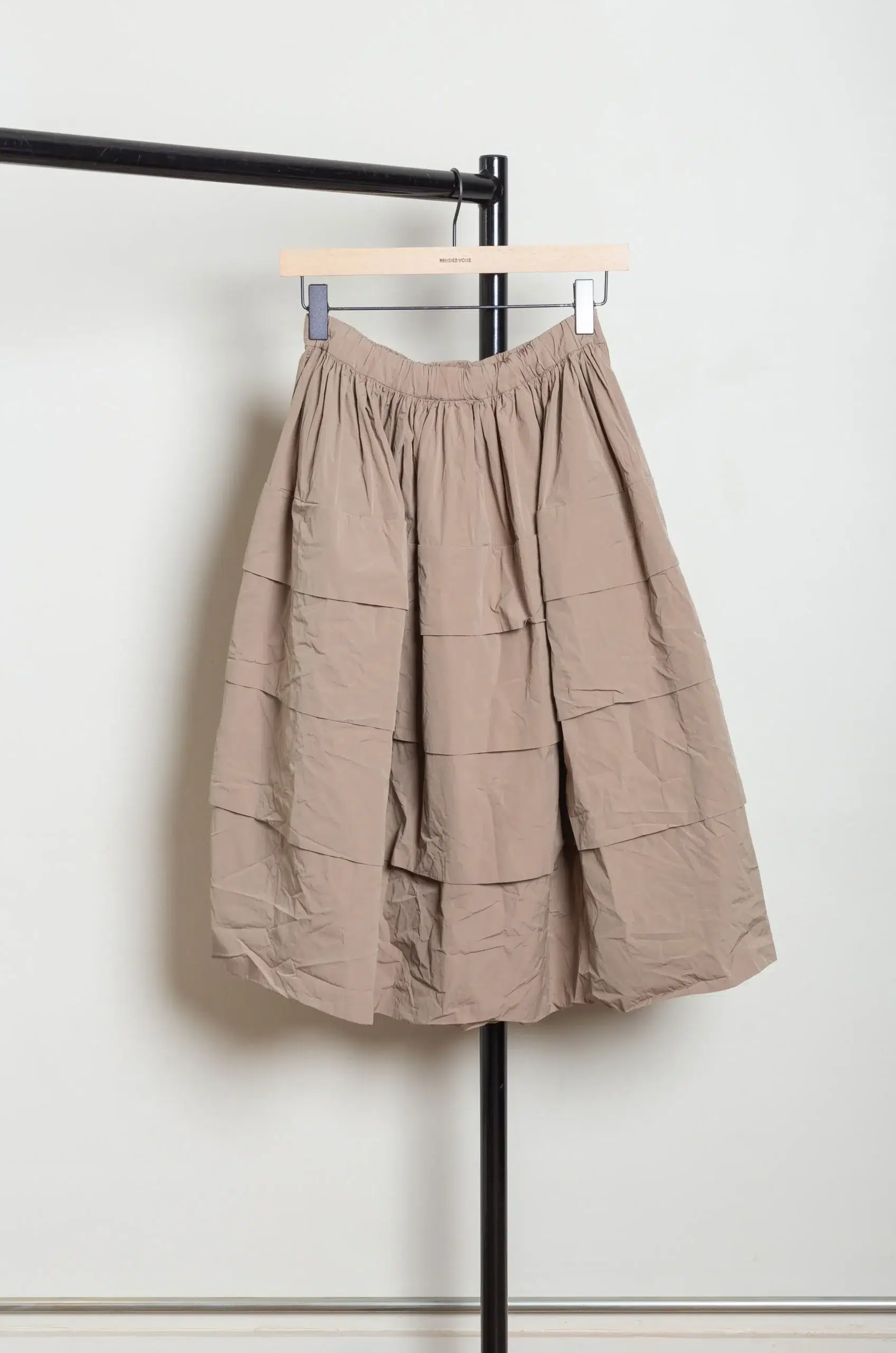Casey Casey - HORIZON SKIRT TAFFCOT 26FJ228 - JUTE
