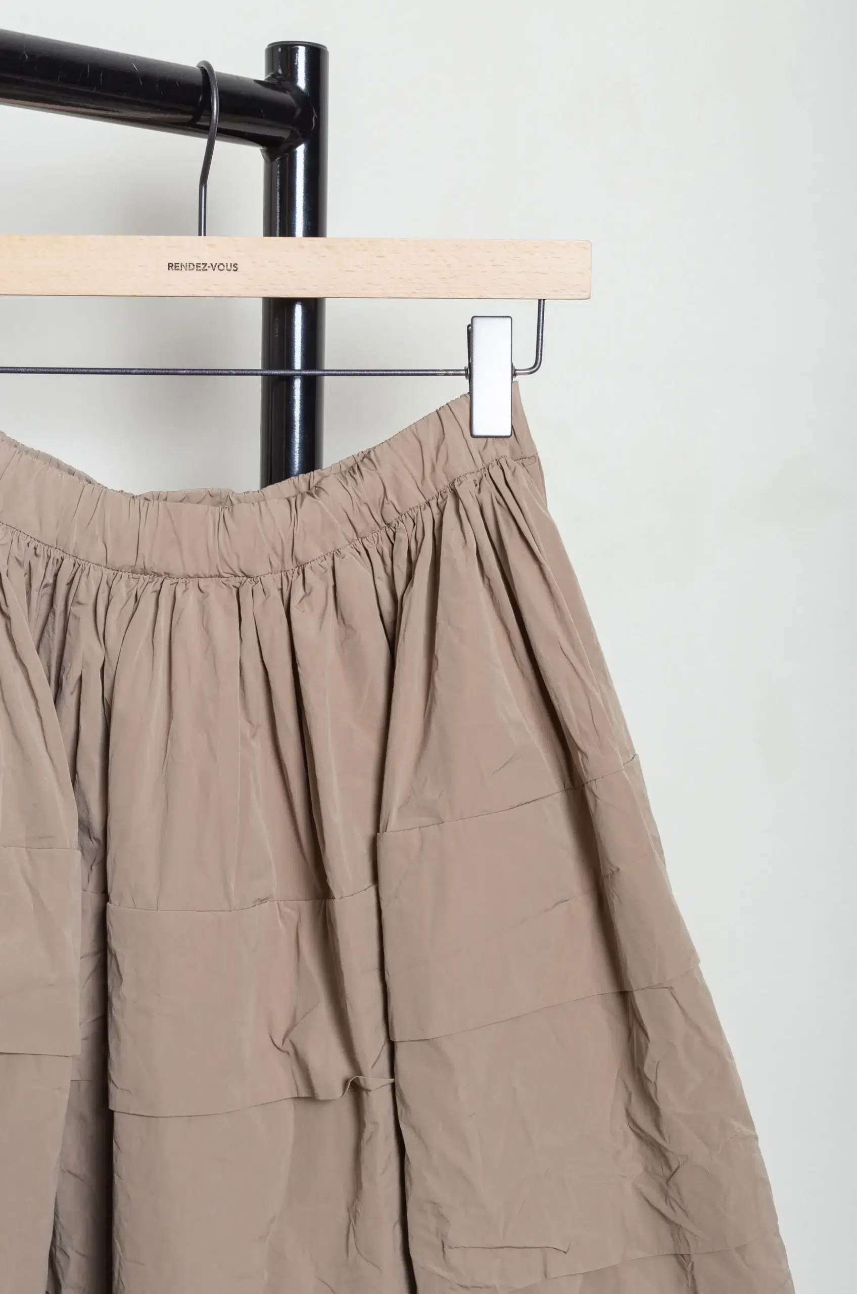 Casey Casey - HORIZON SKIRT TAFFCOT 26FJ228 - JUTE