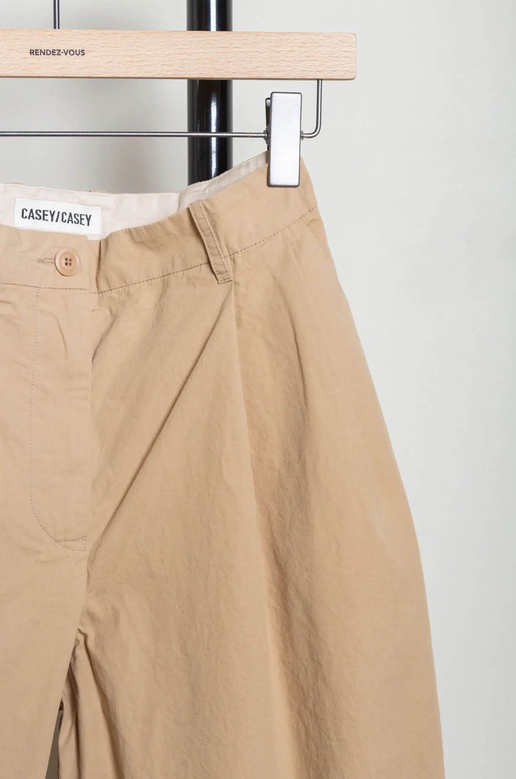 Casey Casey - SIENNA PANT TOUGH POPLIN 26FP272 - BEIGE