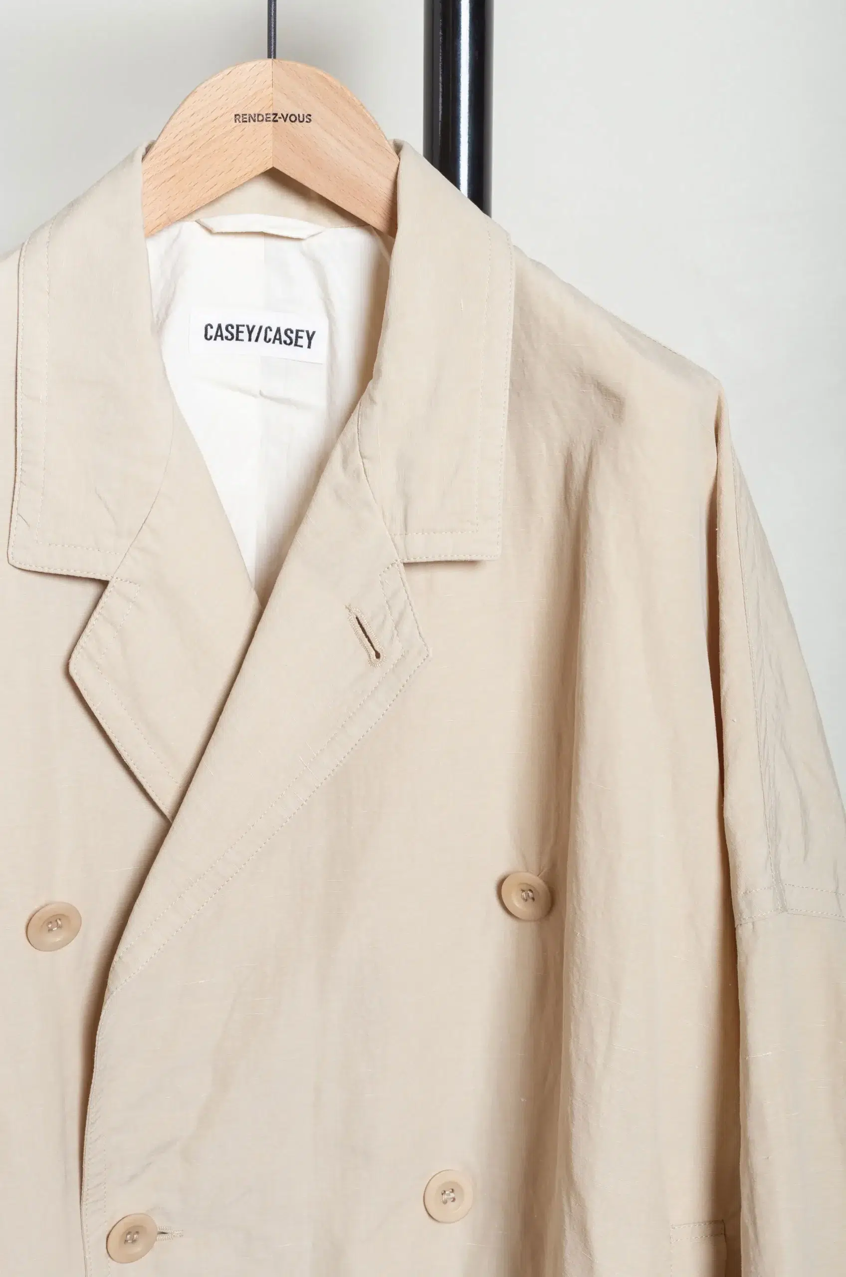 Casey Casey - FRANCIS COAT RUGGER1 26HM242 - IVORY