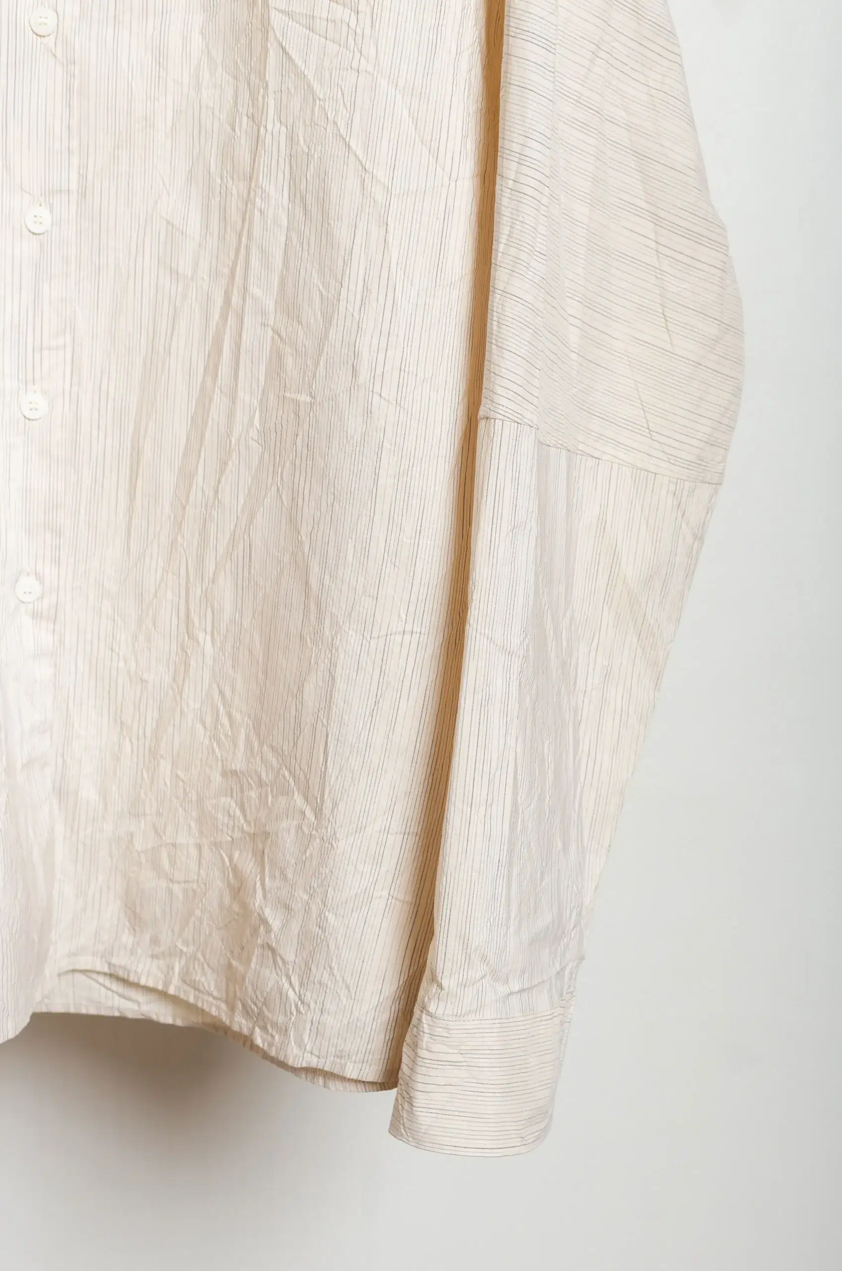 Casey Casey - WAGA LS SHIRT WIND STRIPE 26FC423 - NAT STRIPE