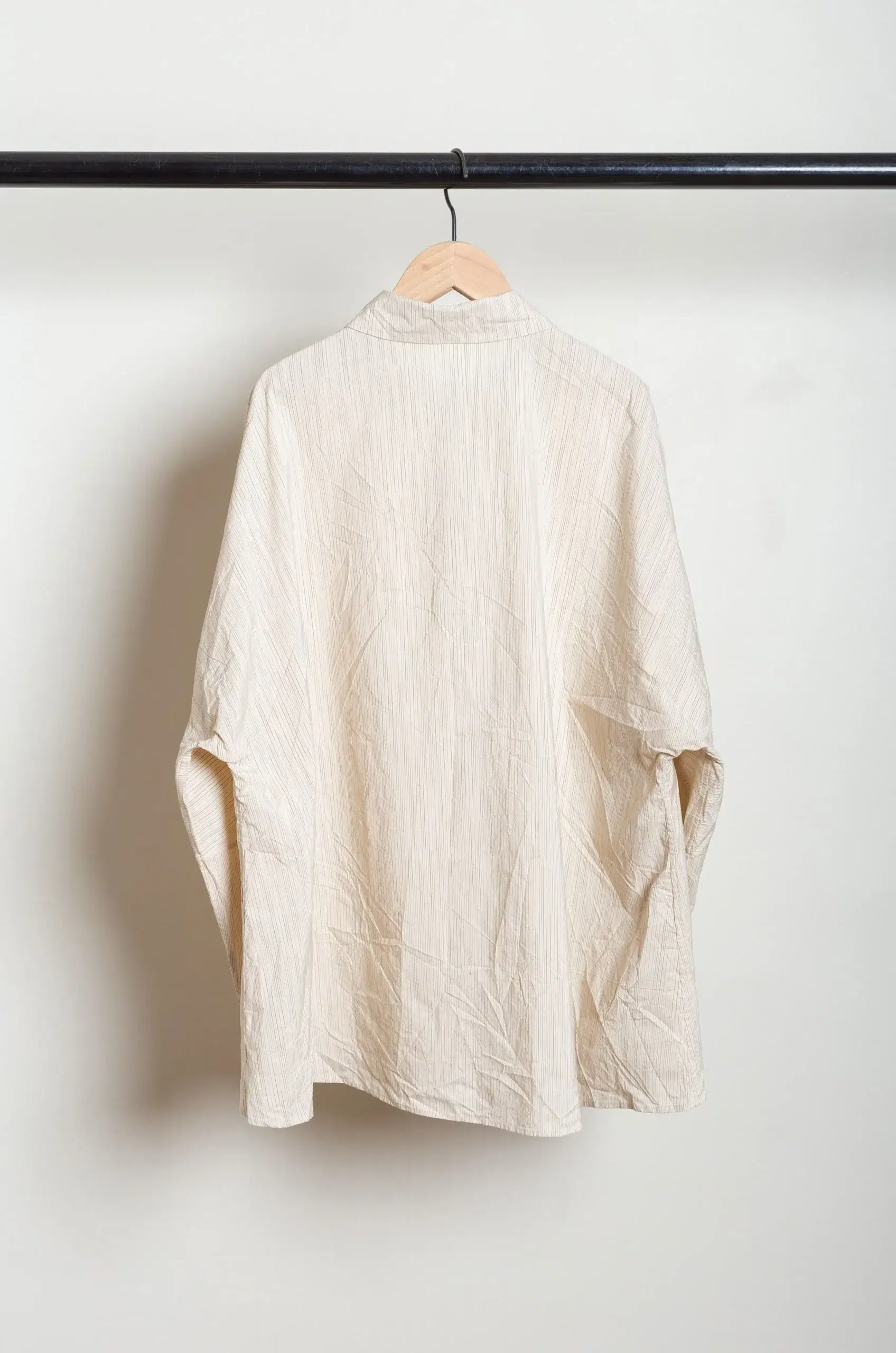Casey Casey - WAGA LS SHIRT WIND STRIPE 26FC423 - NAT STRIPE