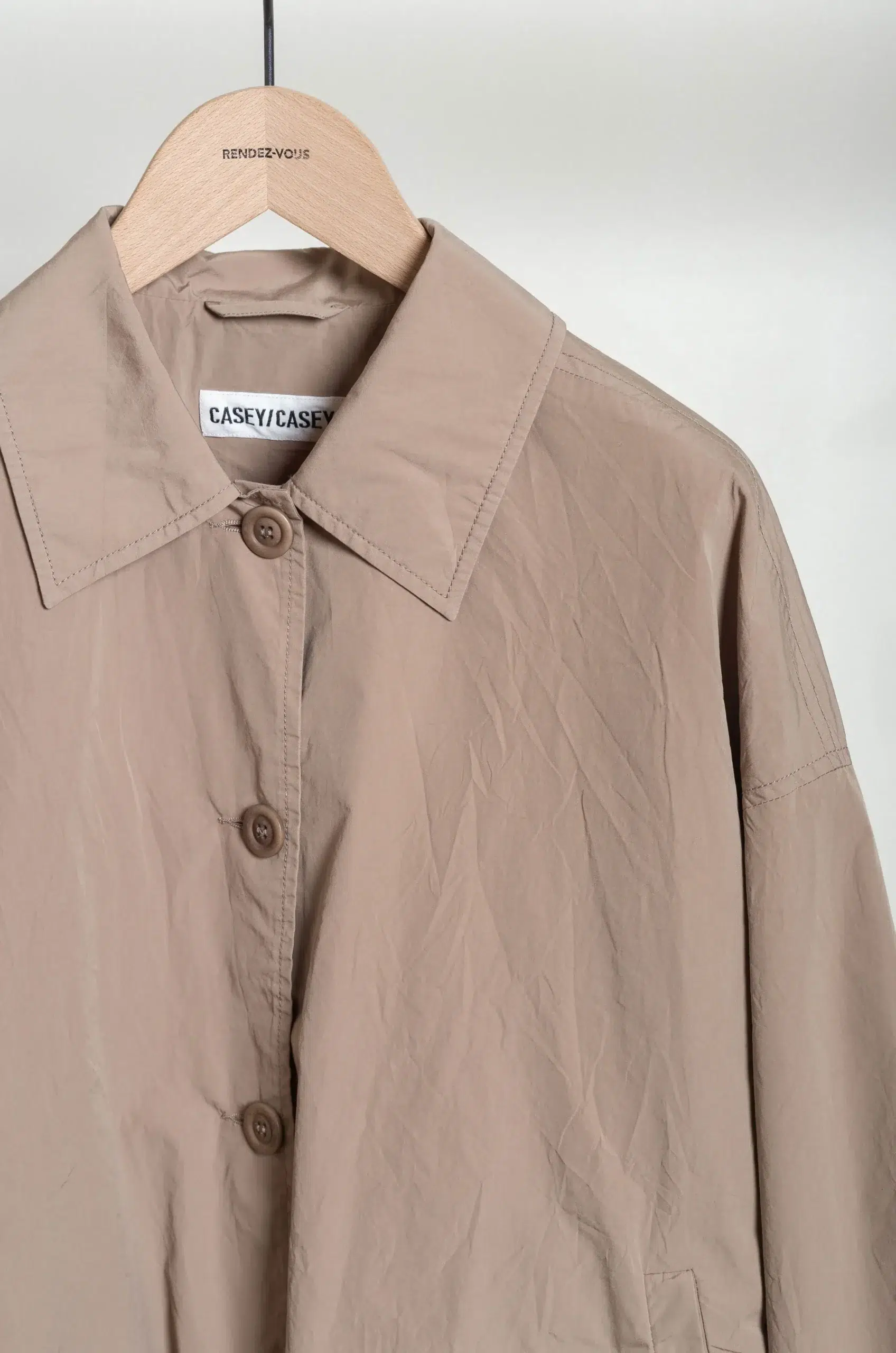 Casey Casey - JULIETTE JACKET TAFFCOT 26FV379 - JUTE