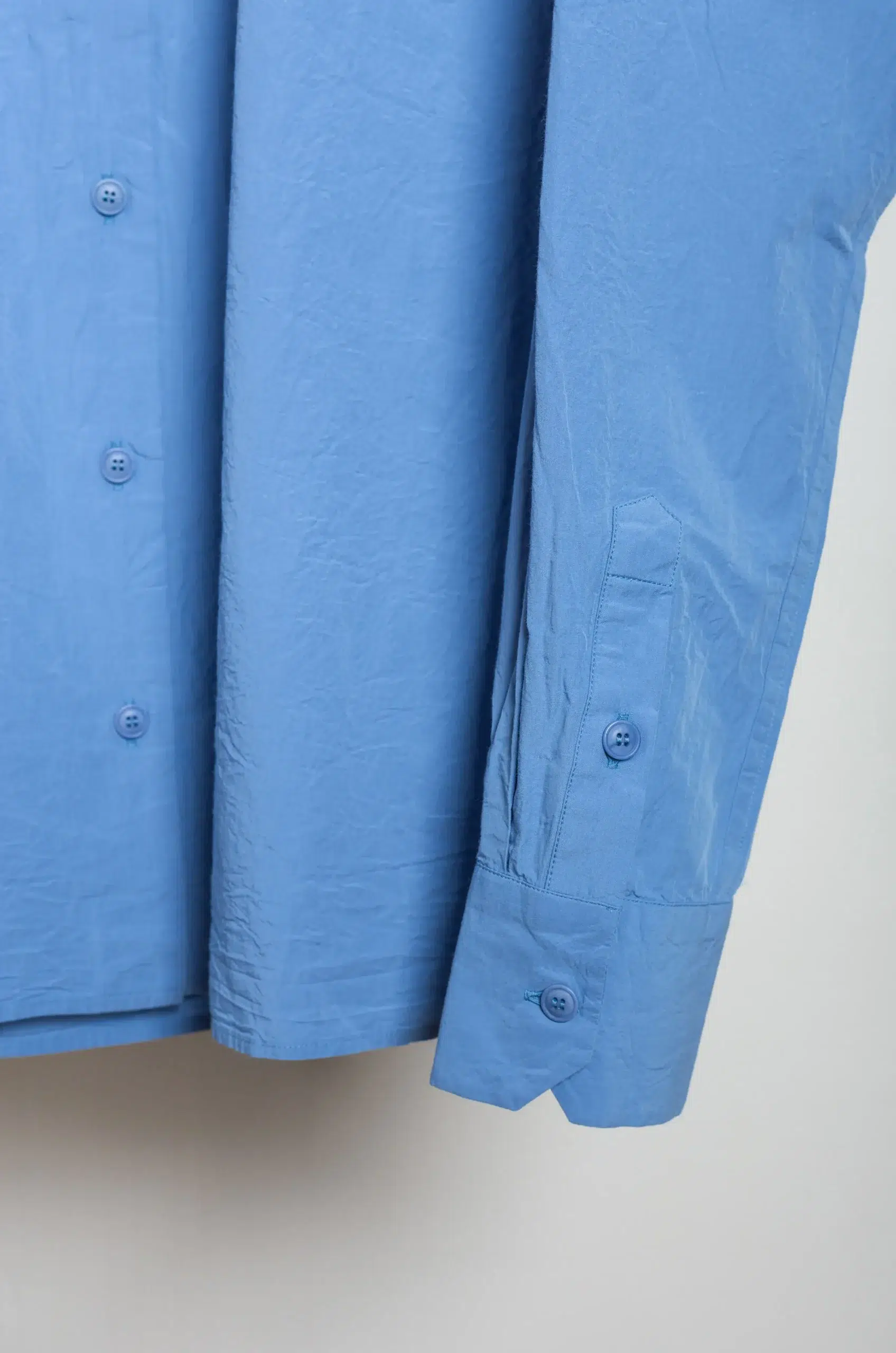 Casey Casey - DRAYS TRAVAIL SHIRT CHALK POPLIN 26FC428 - L BLUE